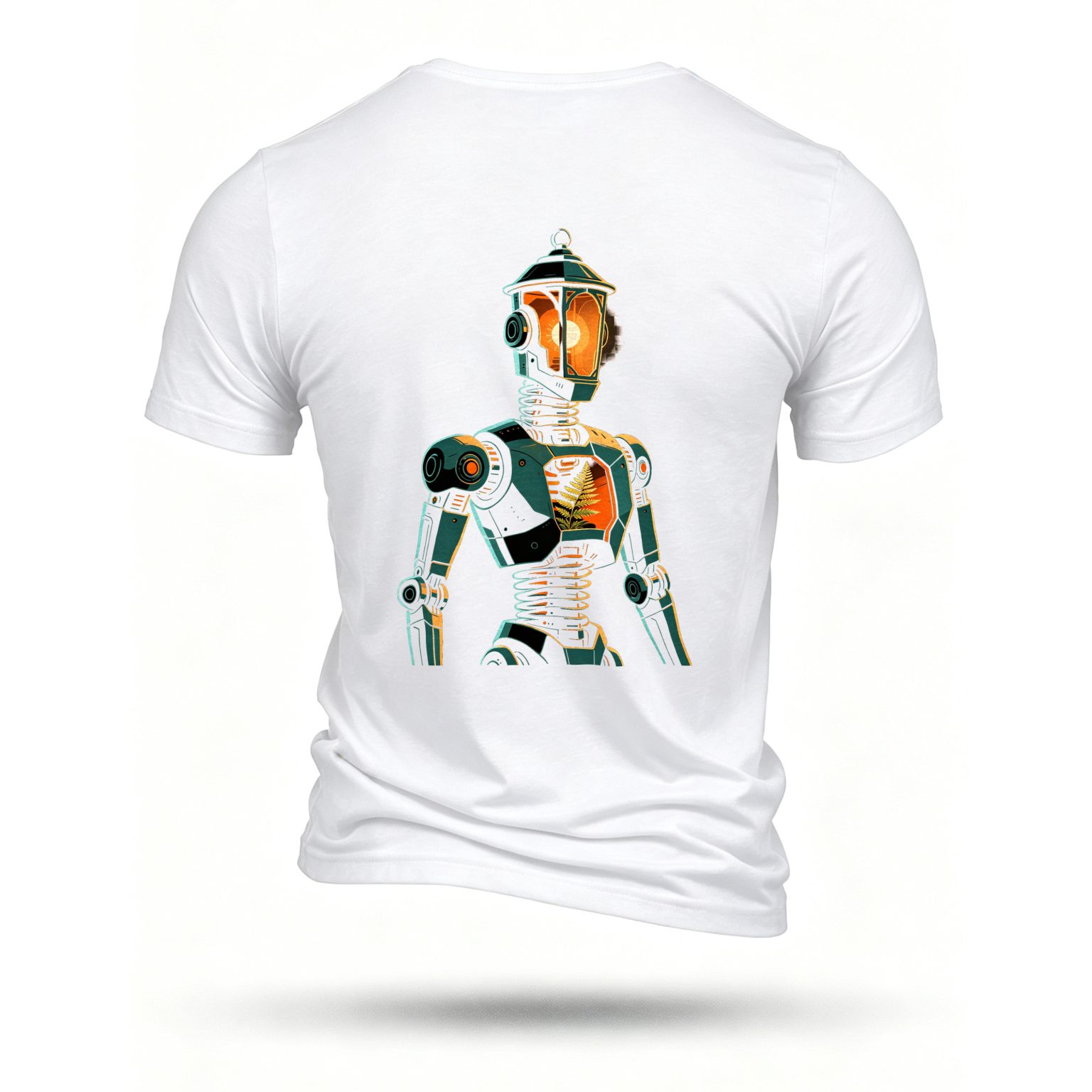 White T-shirt, back print