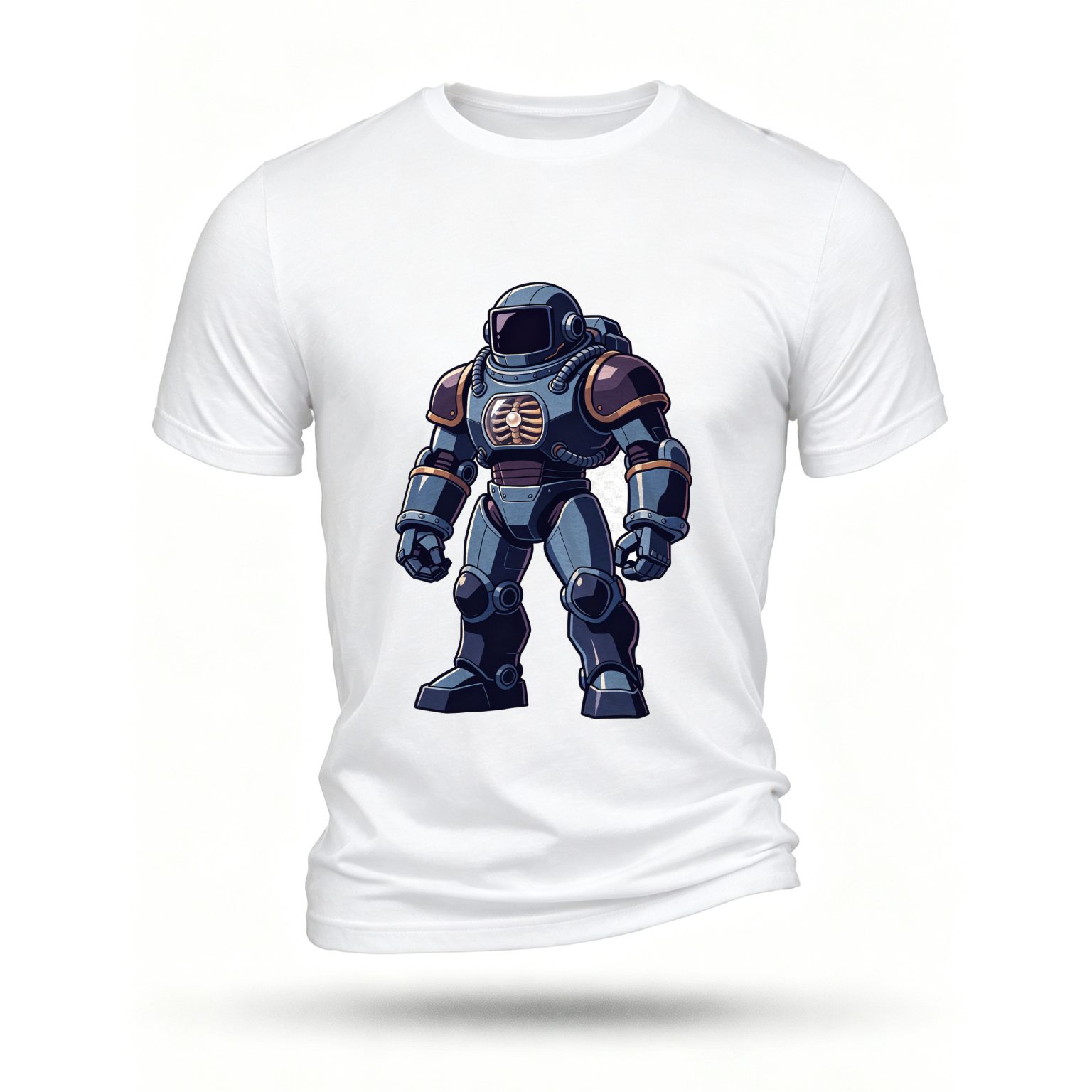 White T-shirt, front print