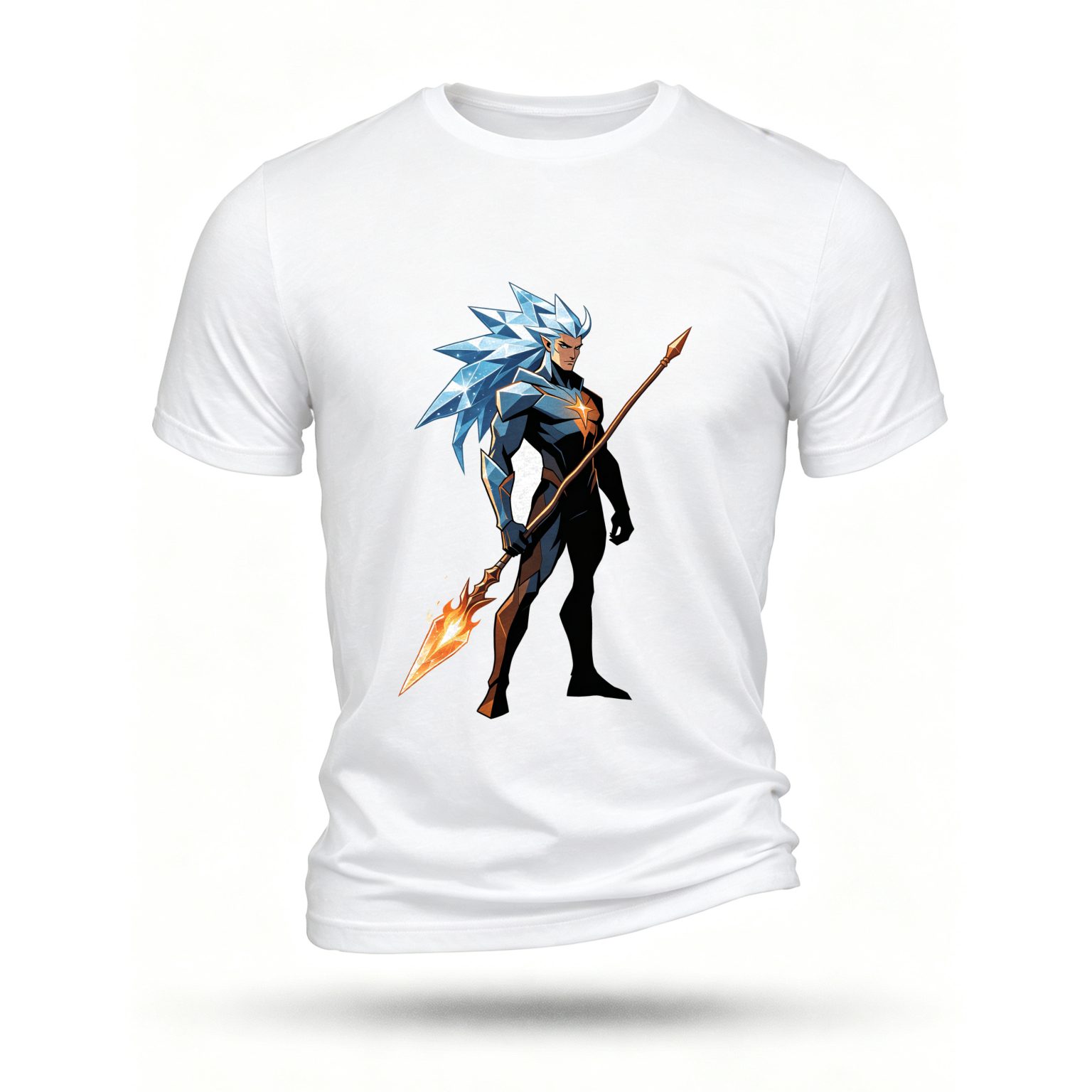 White T-shirt, front print