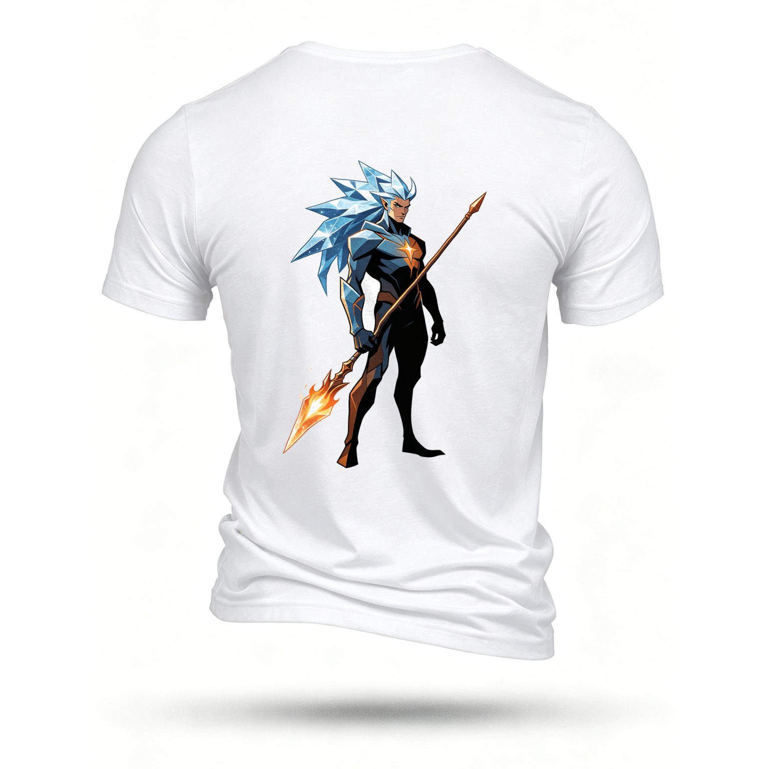 White T-shirt, back print