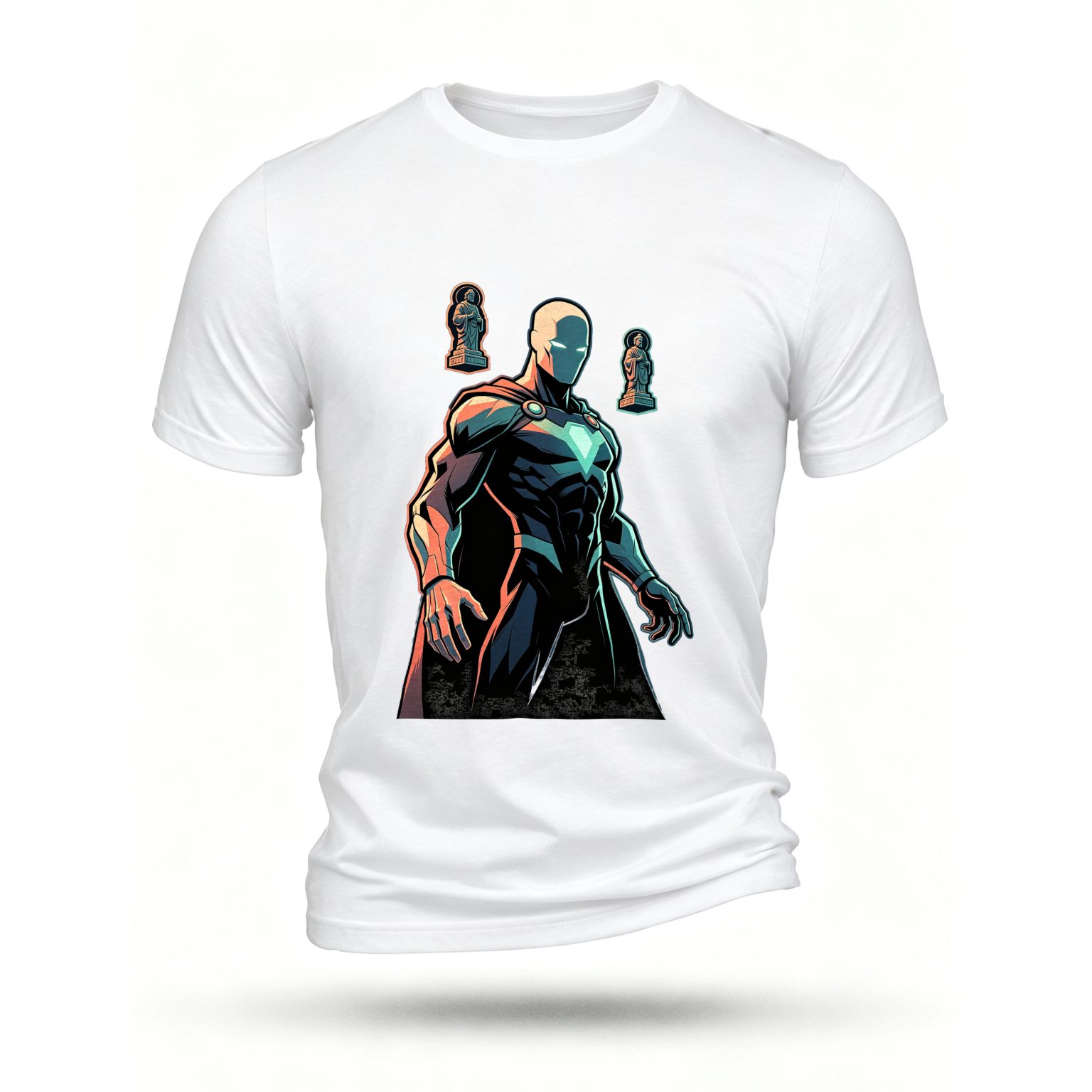 White T-shirt, front print