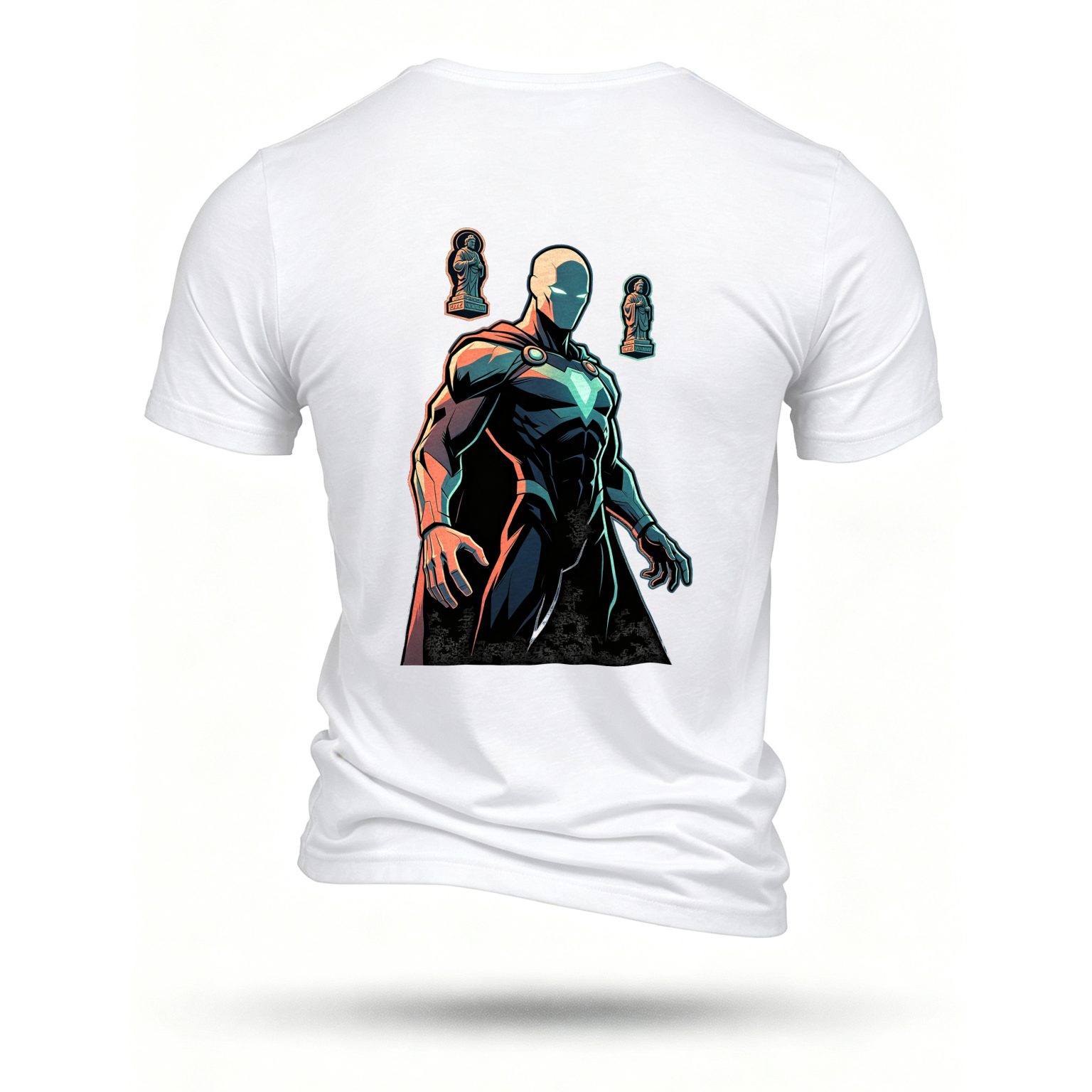 White T-shirt, back print