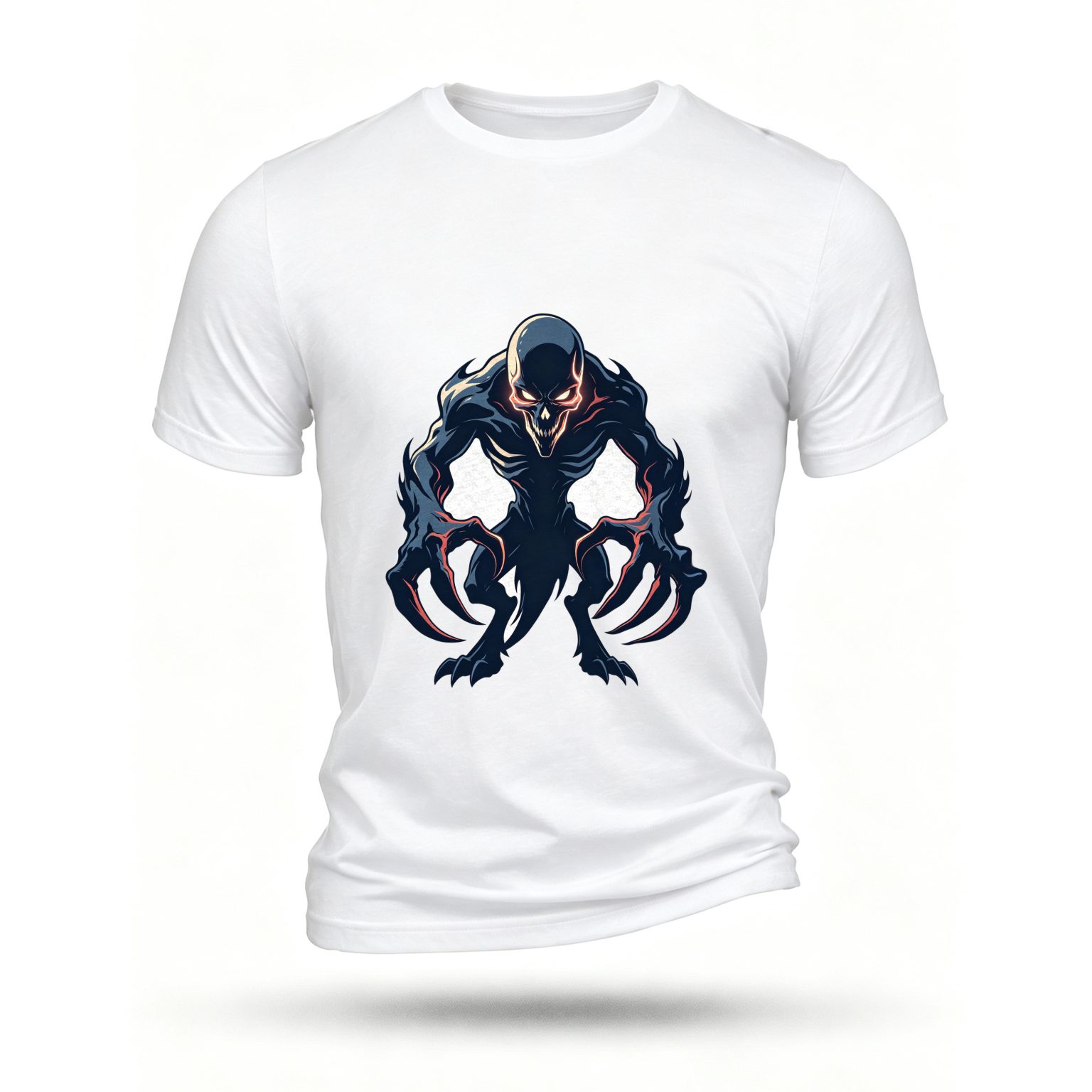 White T-shirt, front print