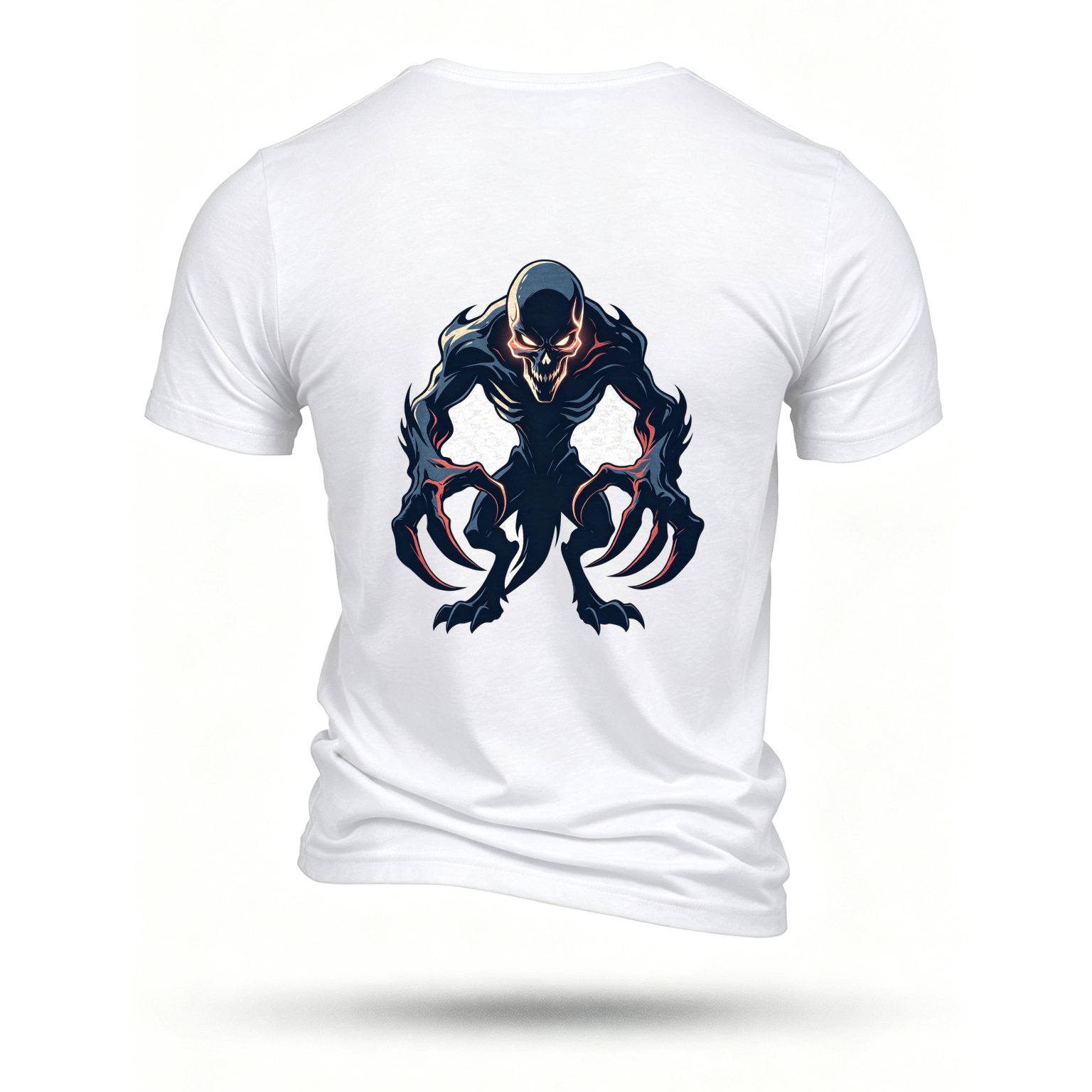 White T-shirt, back print