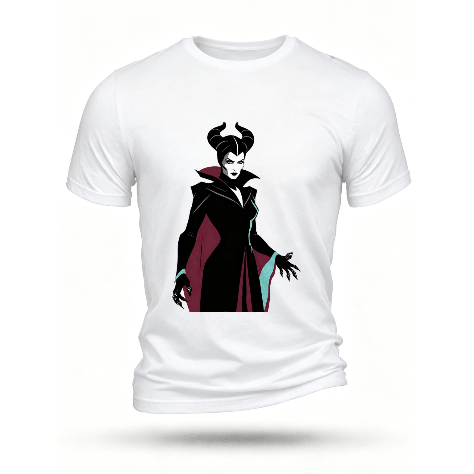 White T-shirt, front print