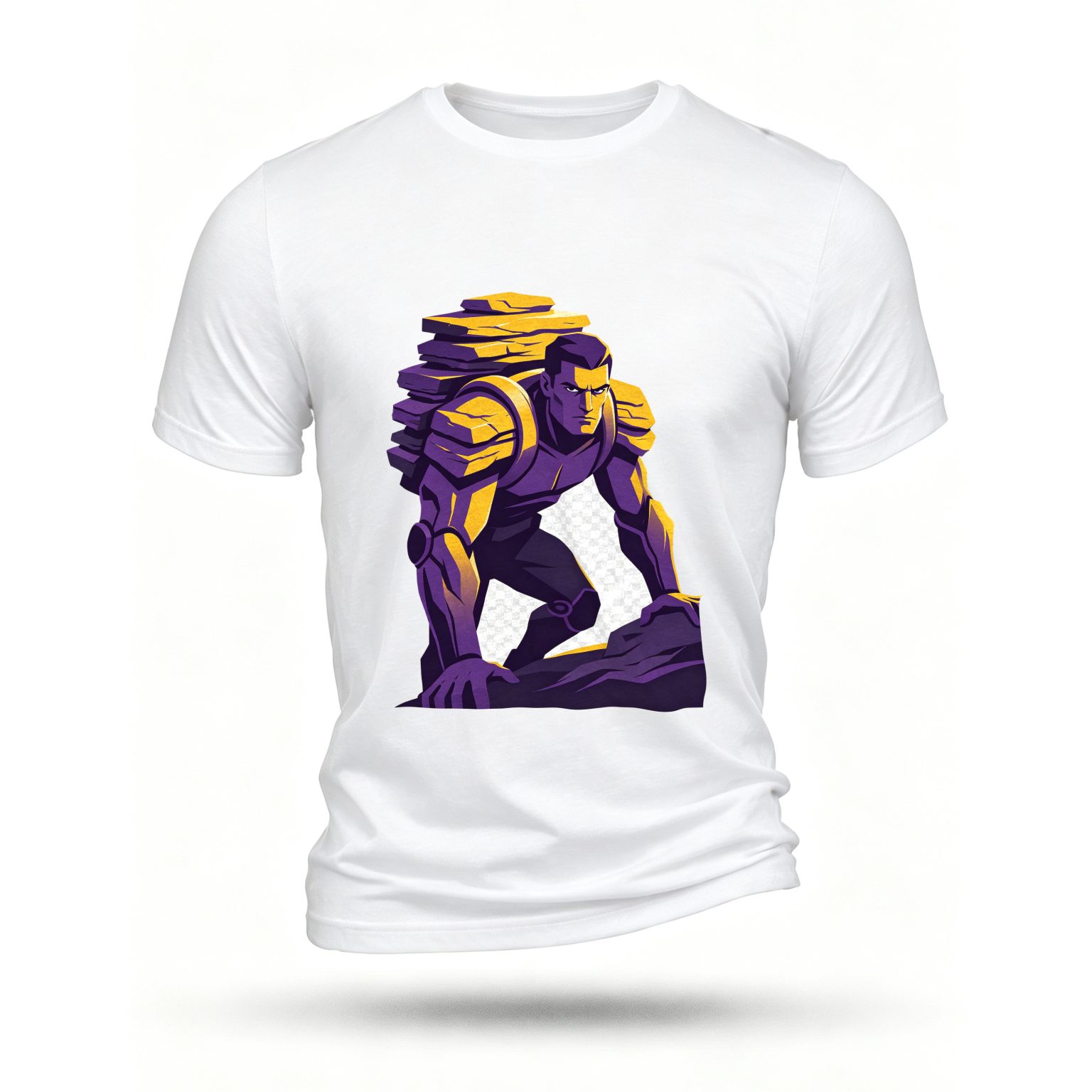 White T-shirt, front print