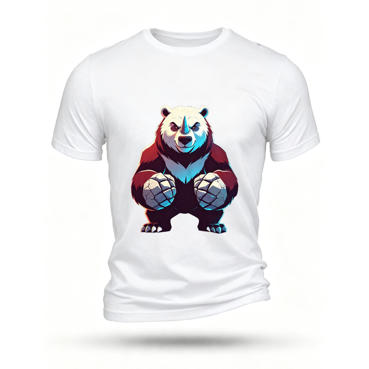 White T-shirt, front print