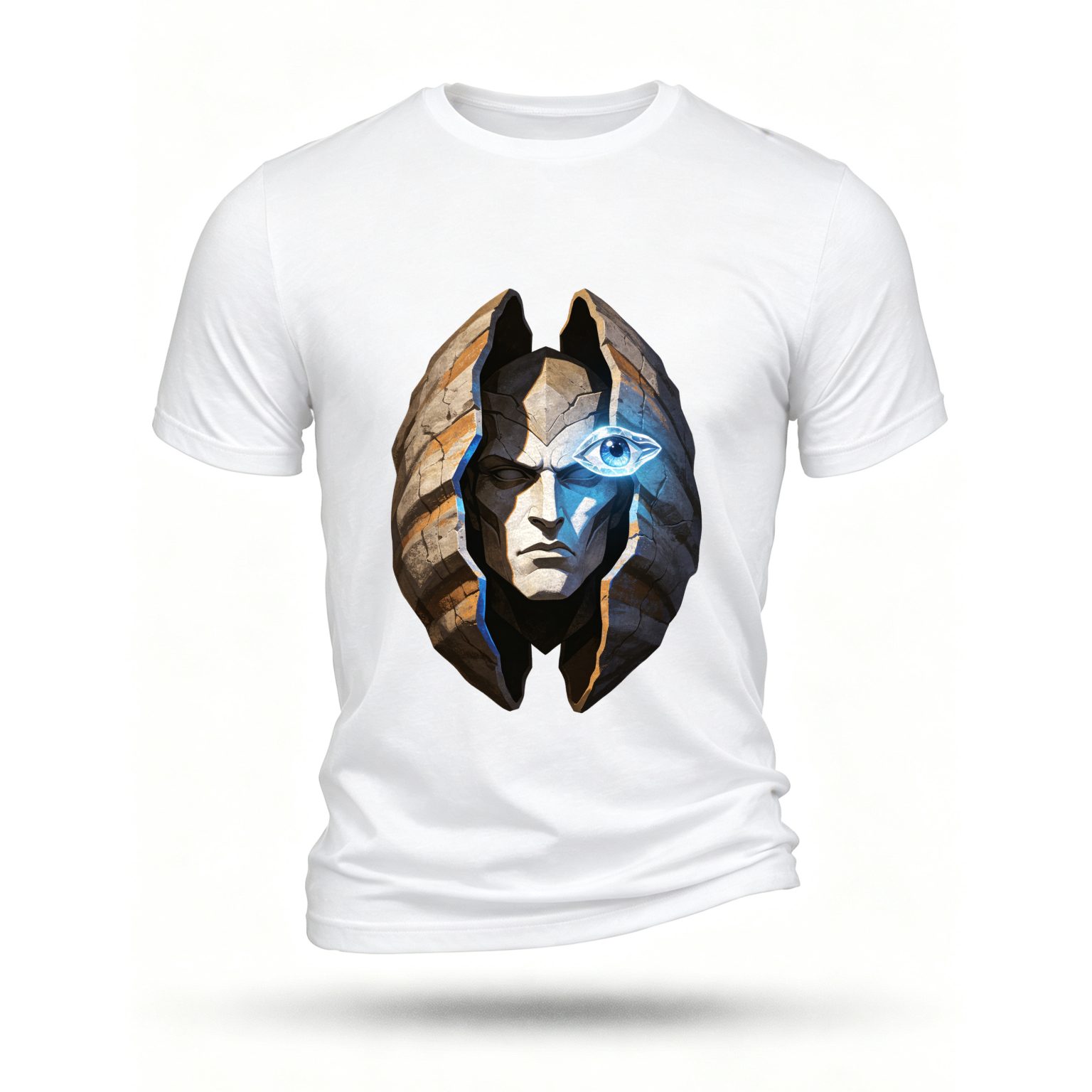 White T-shirt, front print
