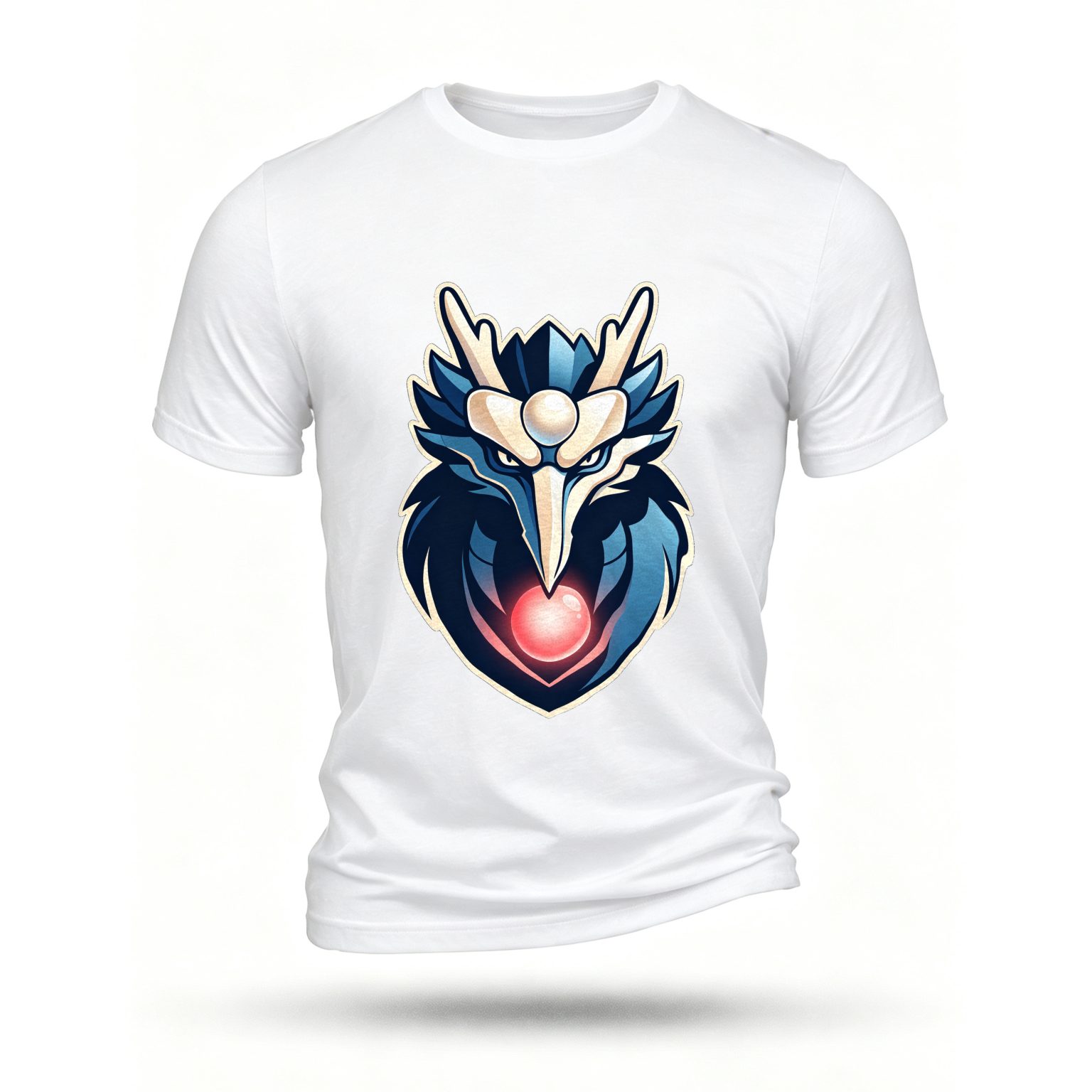 White T-shirt, front print