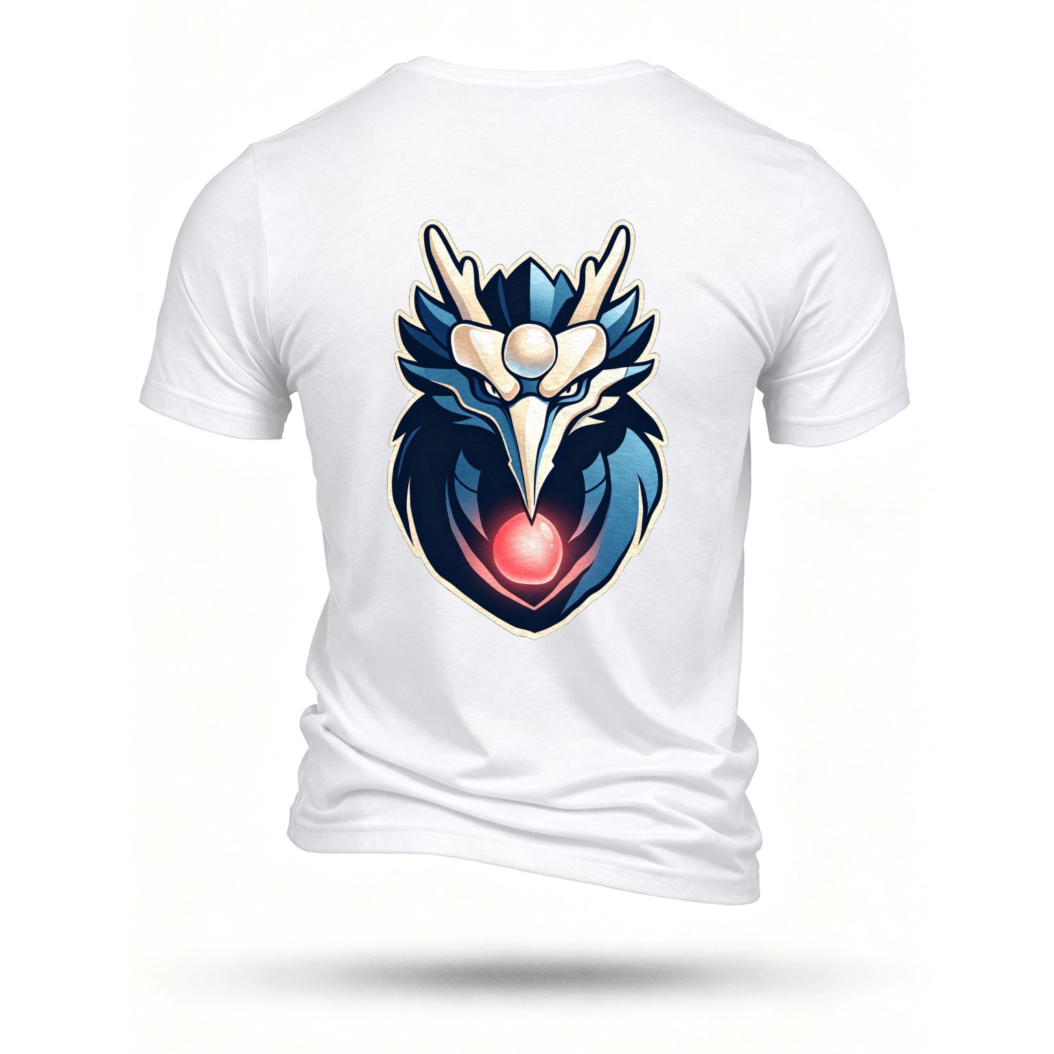 White T-shirt, back print