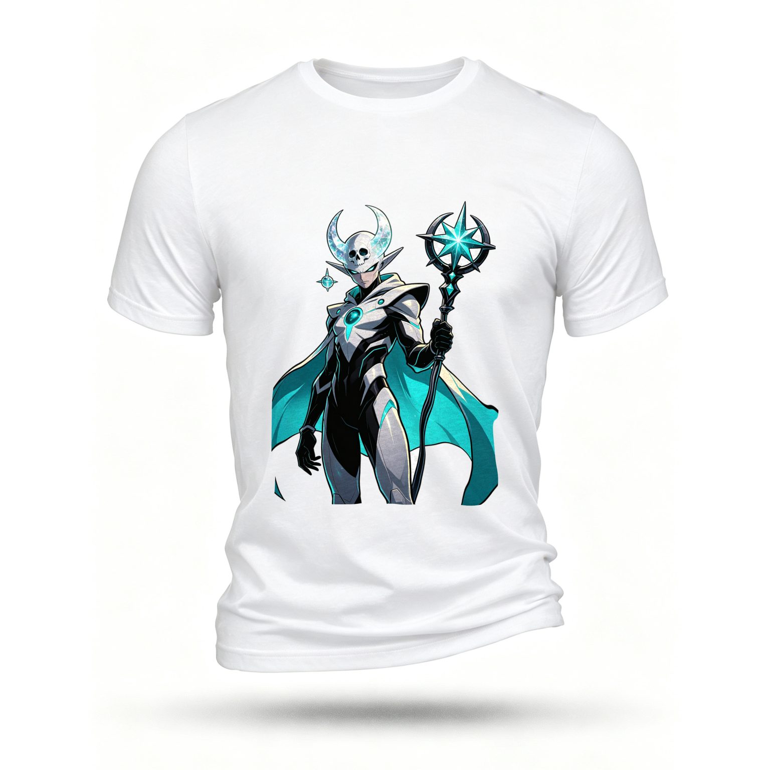 White T-shirt, front print