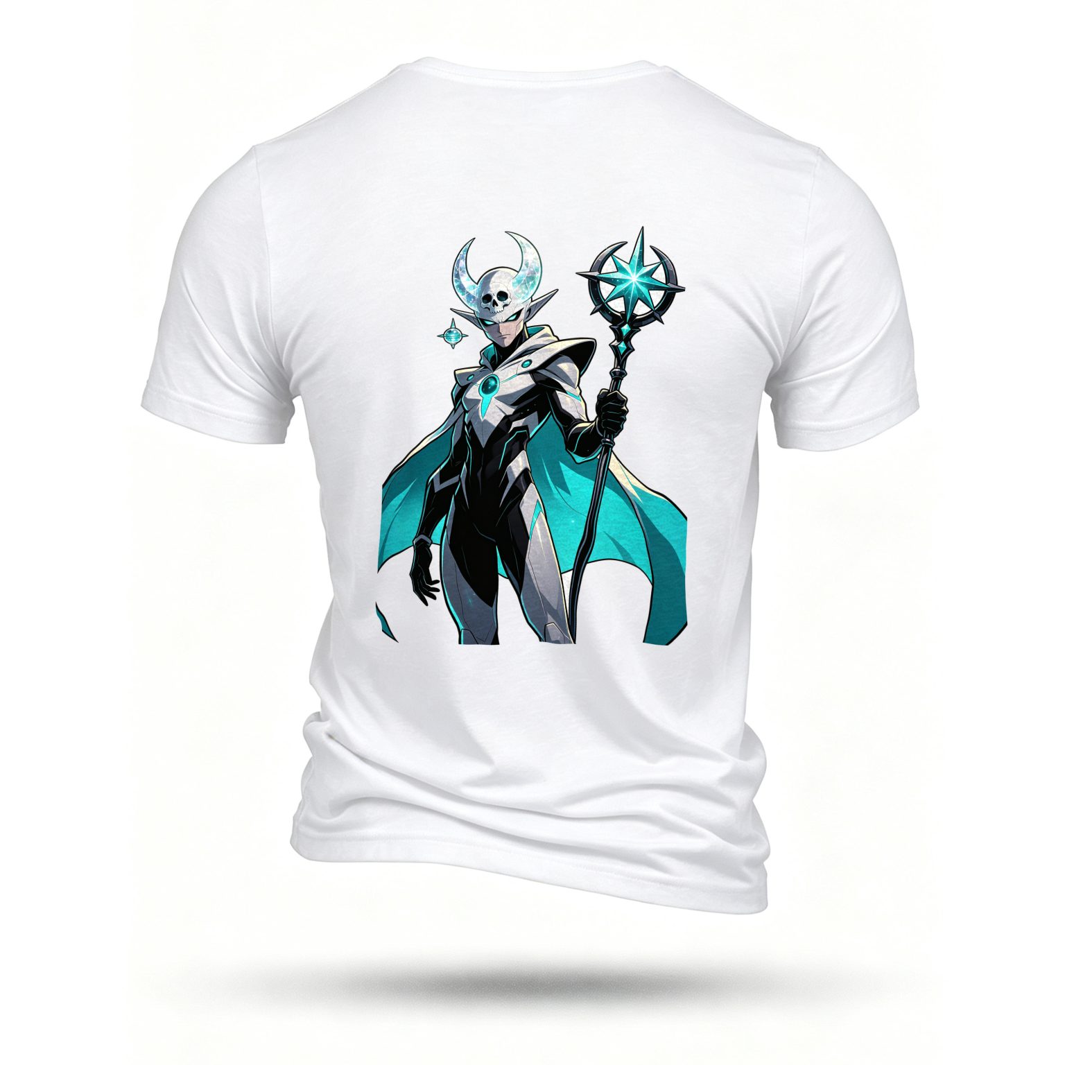 White T-shirt, back print