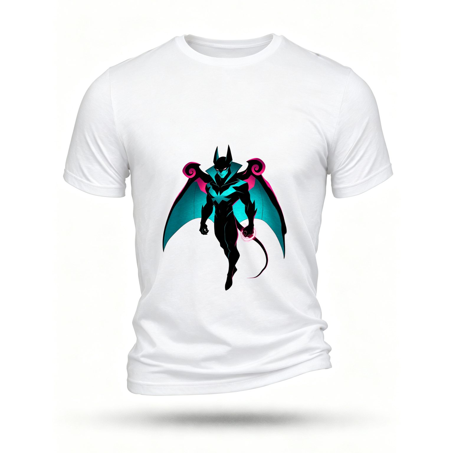 White T-shirt, front print