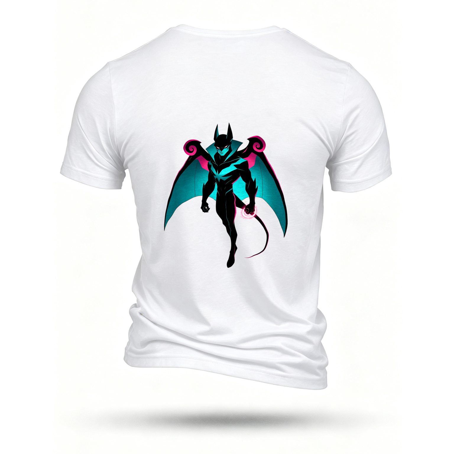 White T-shirt, back print