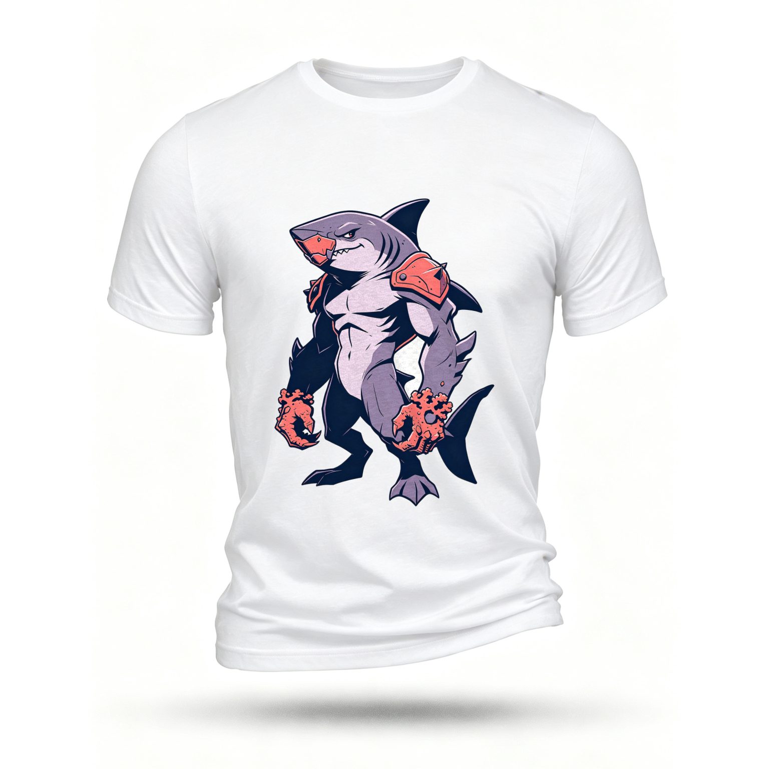 White T-shirt, front print