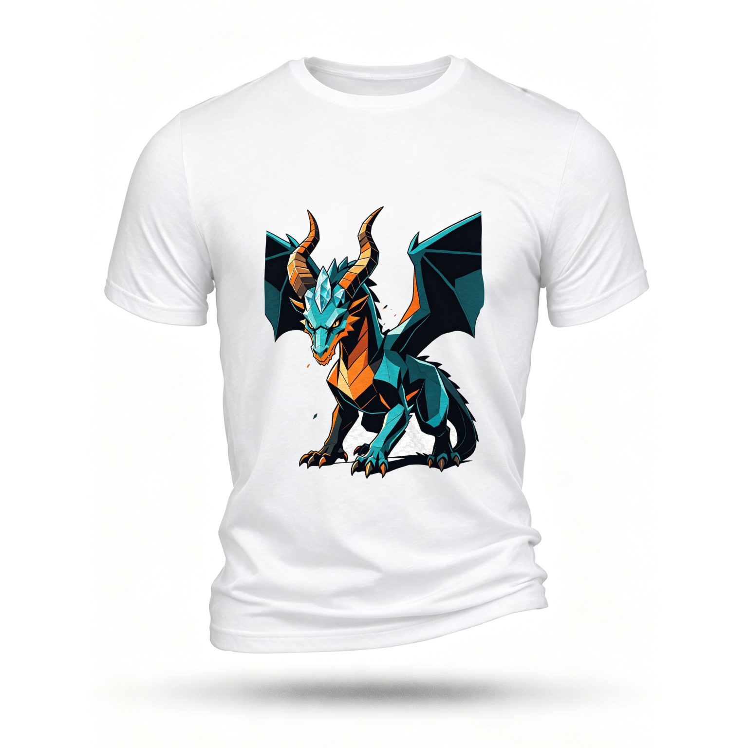 White T-shirt, front print