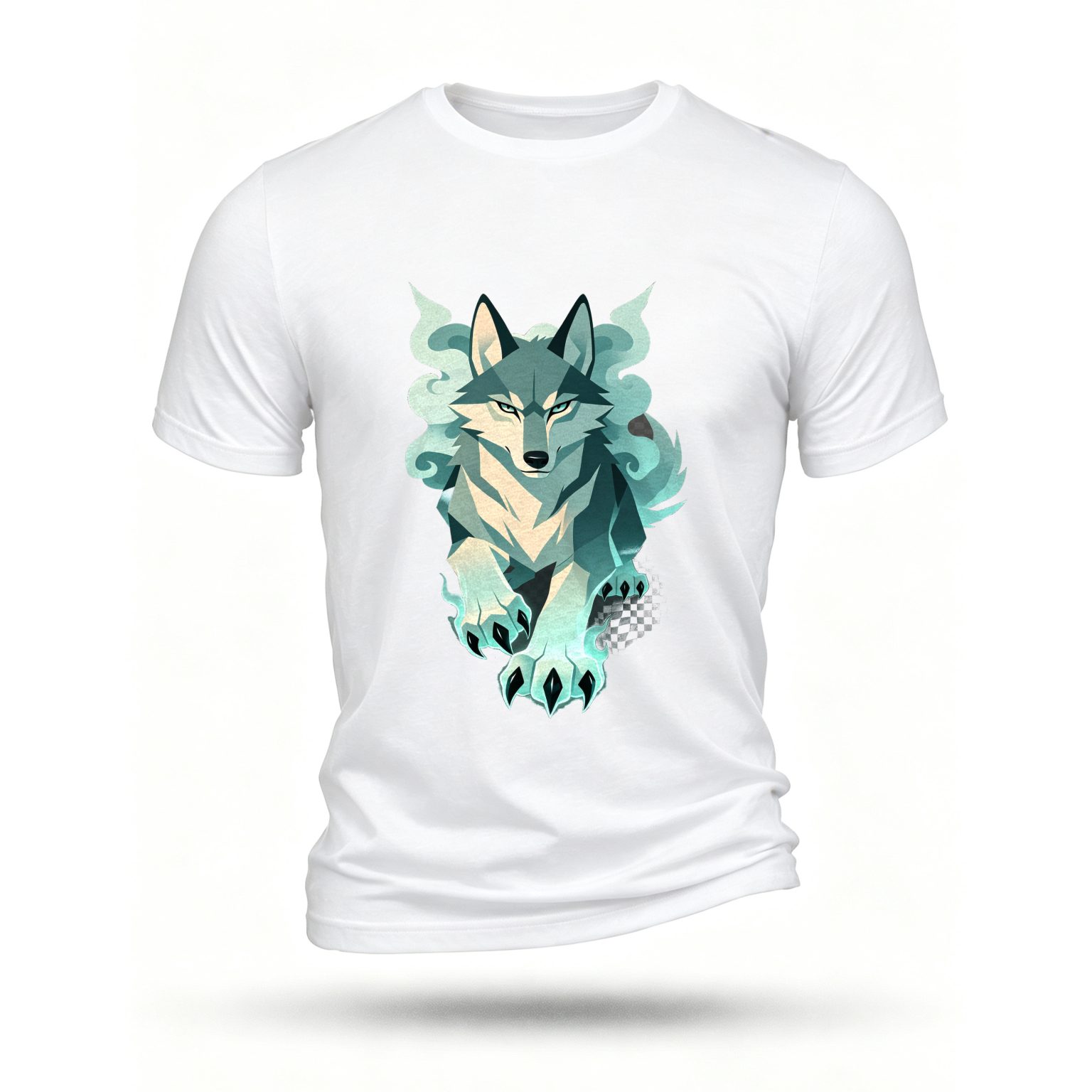 White T-shirt, front print