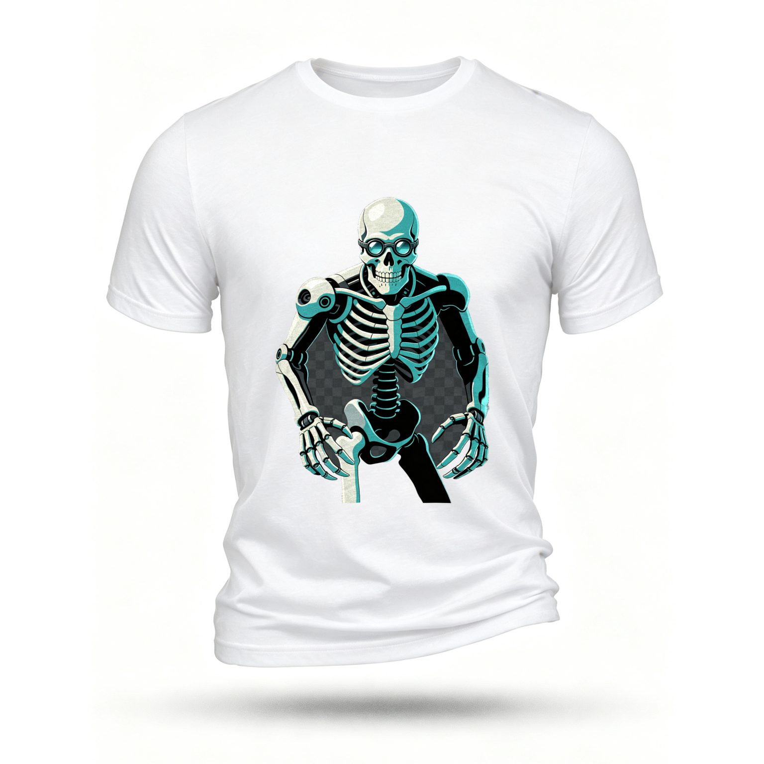 White T-shirt, front print
