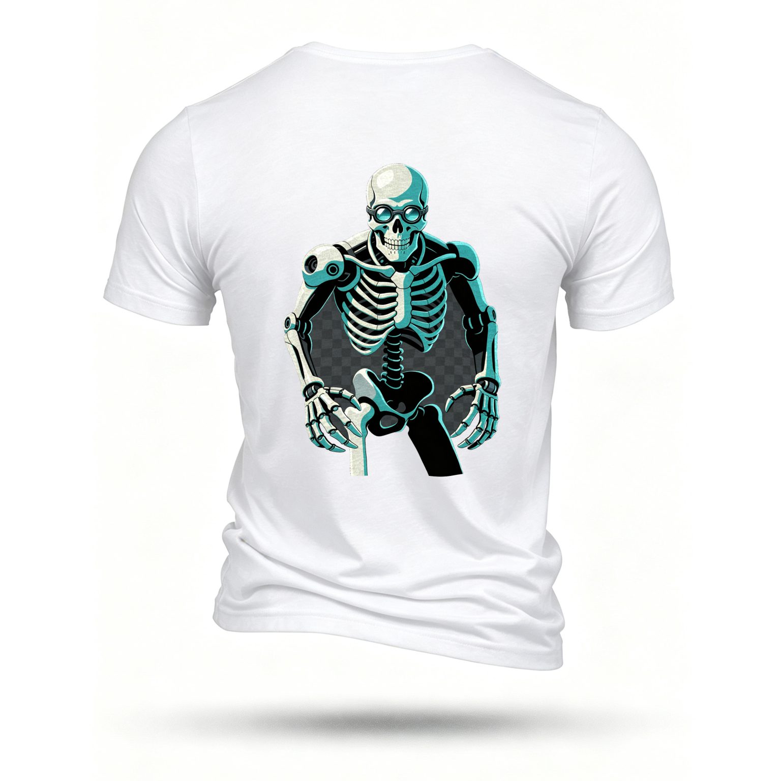 White T-shirt, back print