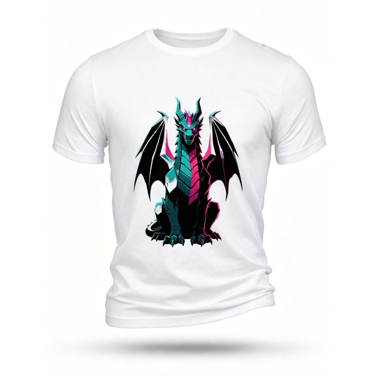 White T-shirt, front print