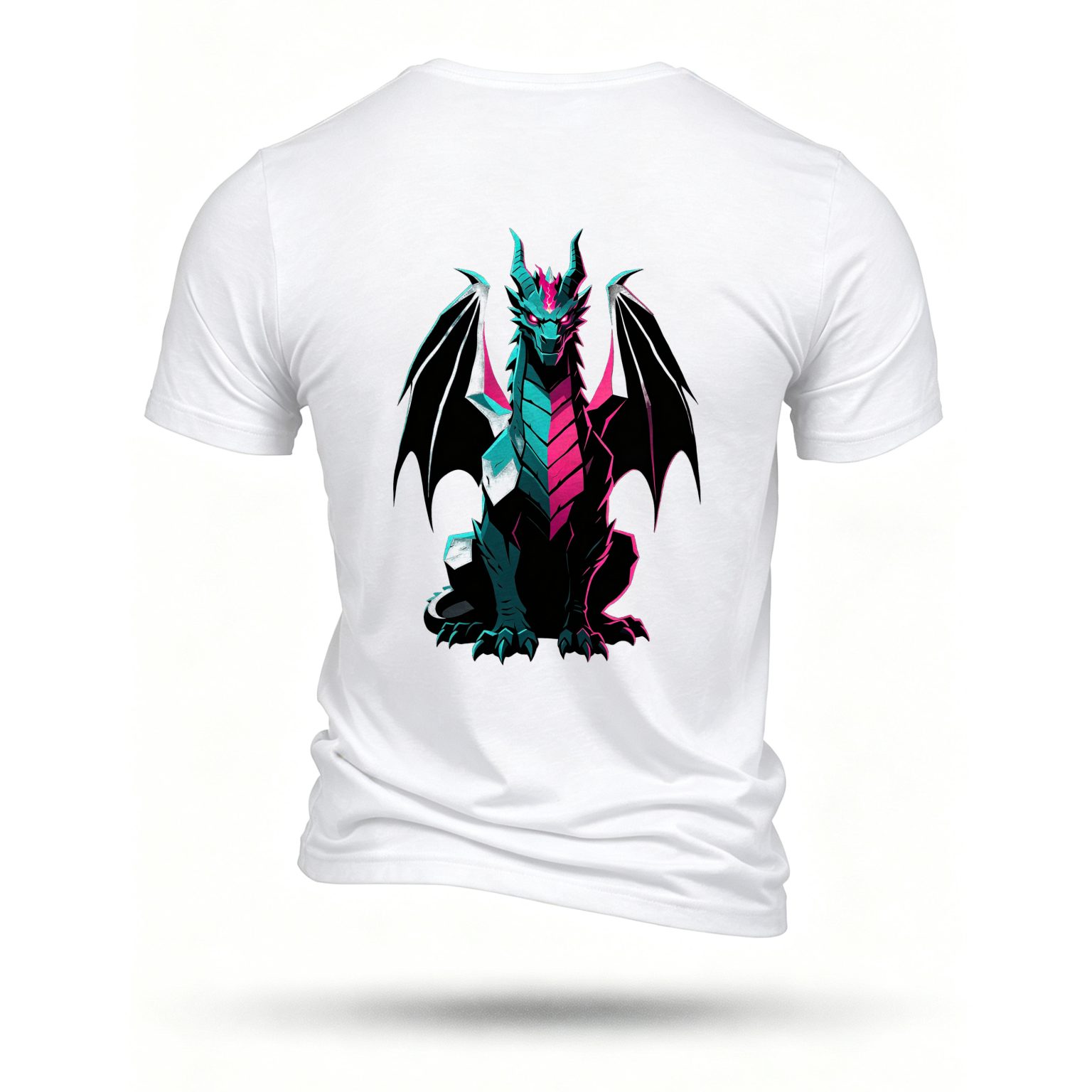 White T-shirt, back print