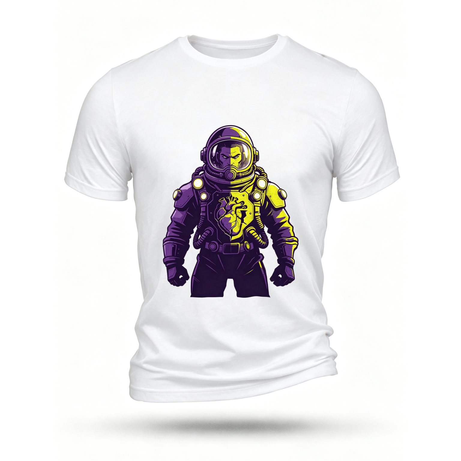 White T-shirt, front print