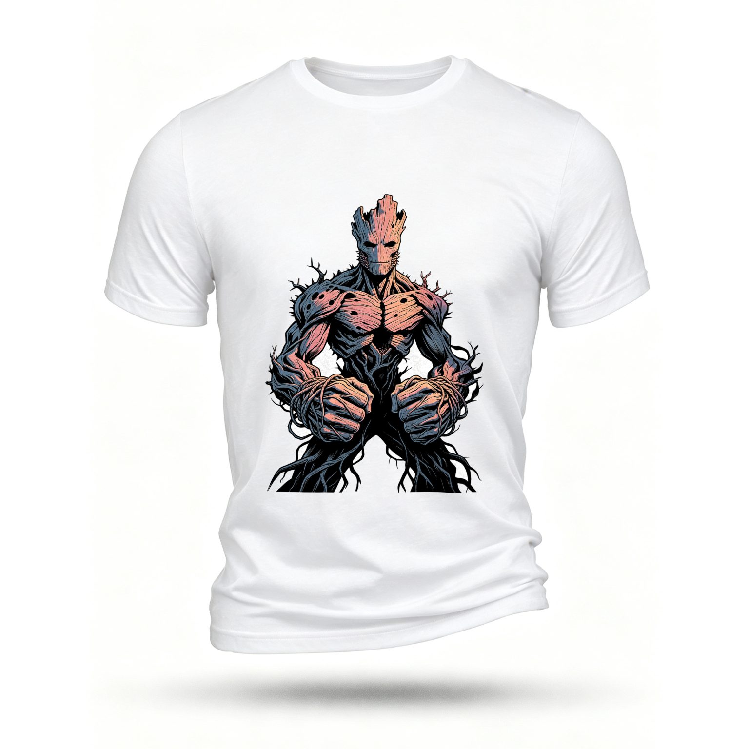 White T-shirt, front print