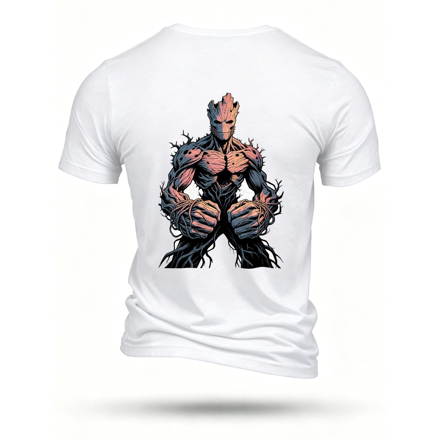 White T-shirt, back print