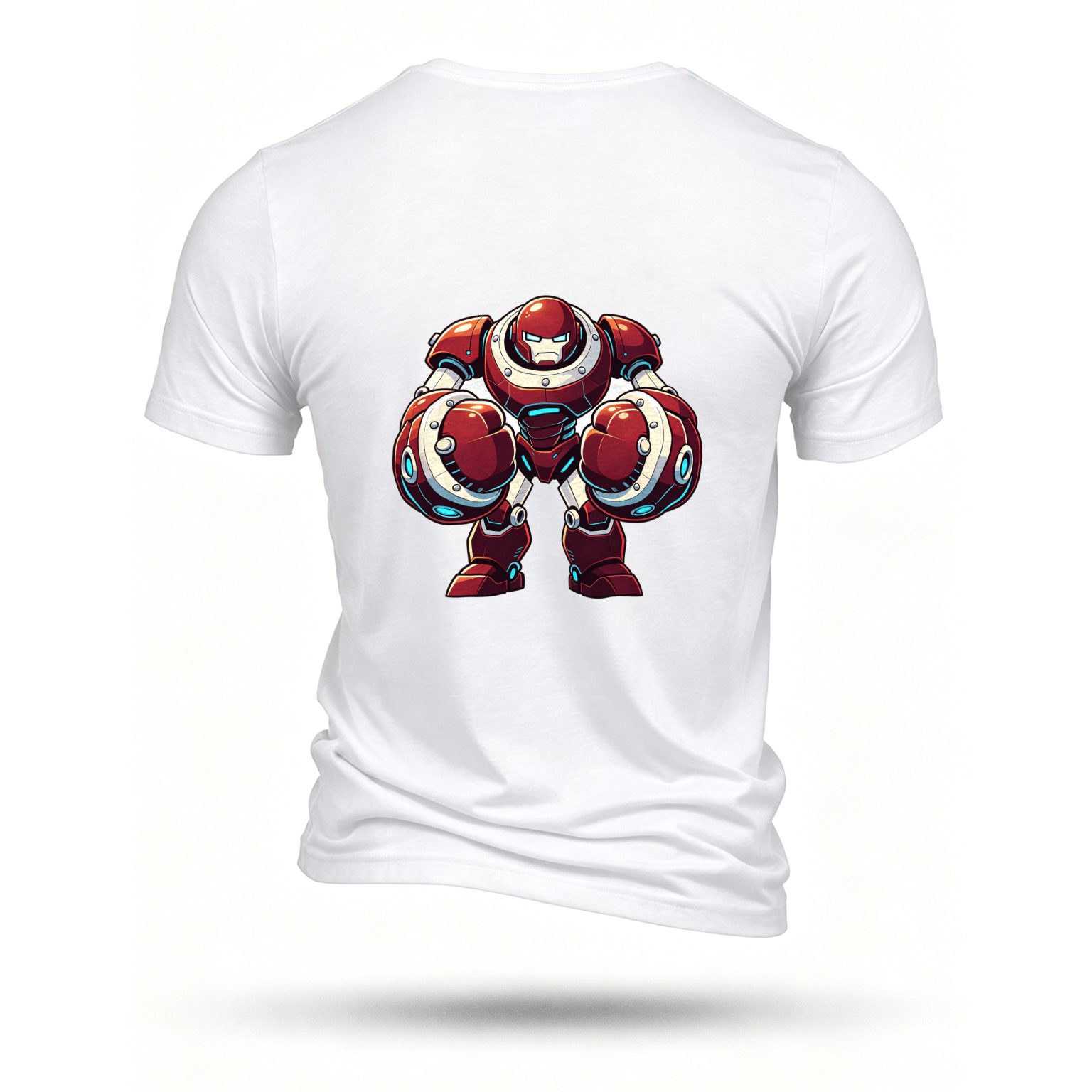 White T-shirt, back print