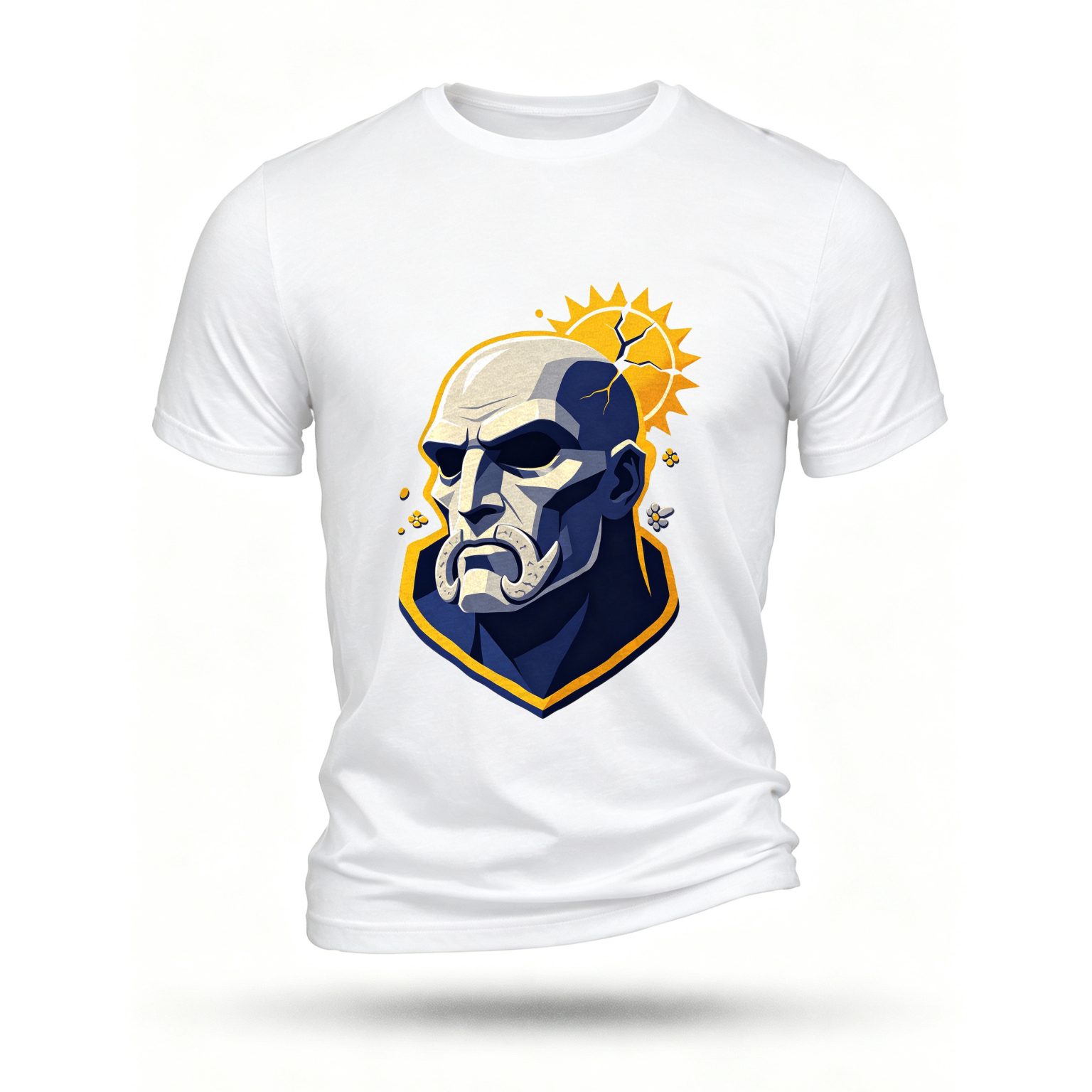 White T-shirt, front print