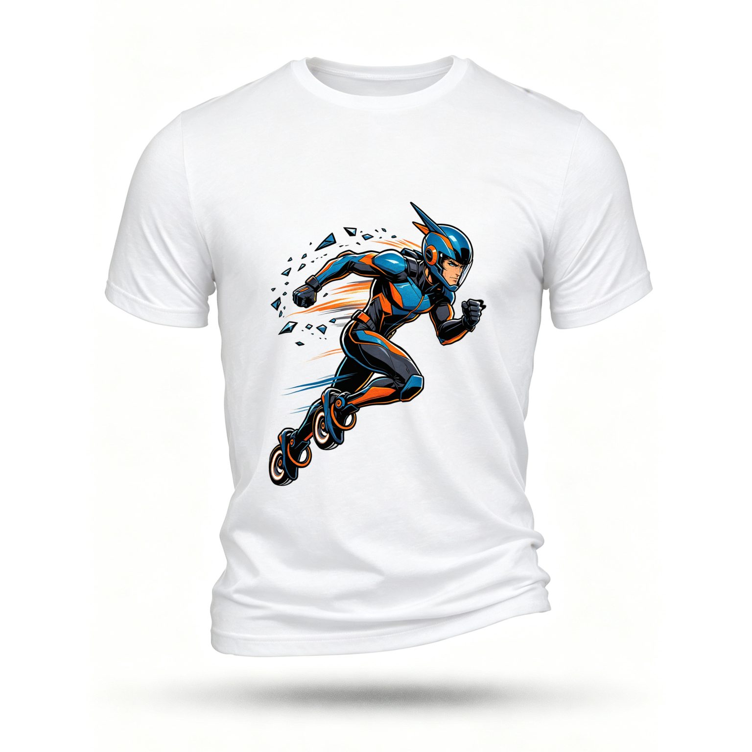 White T-shirt, front print