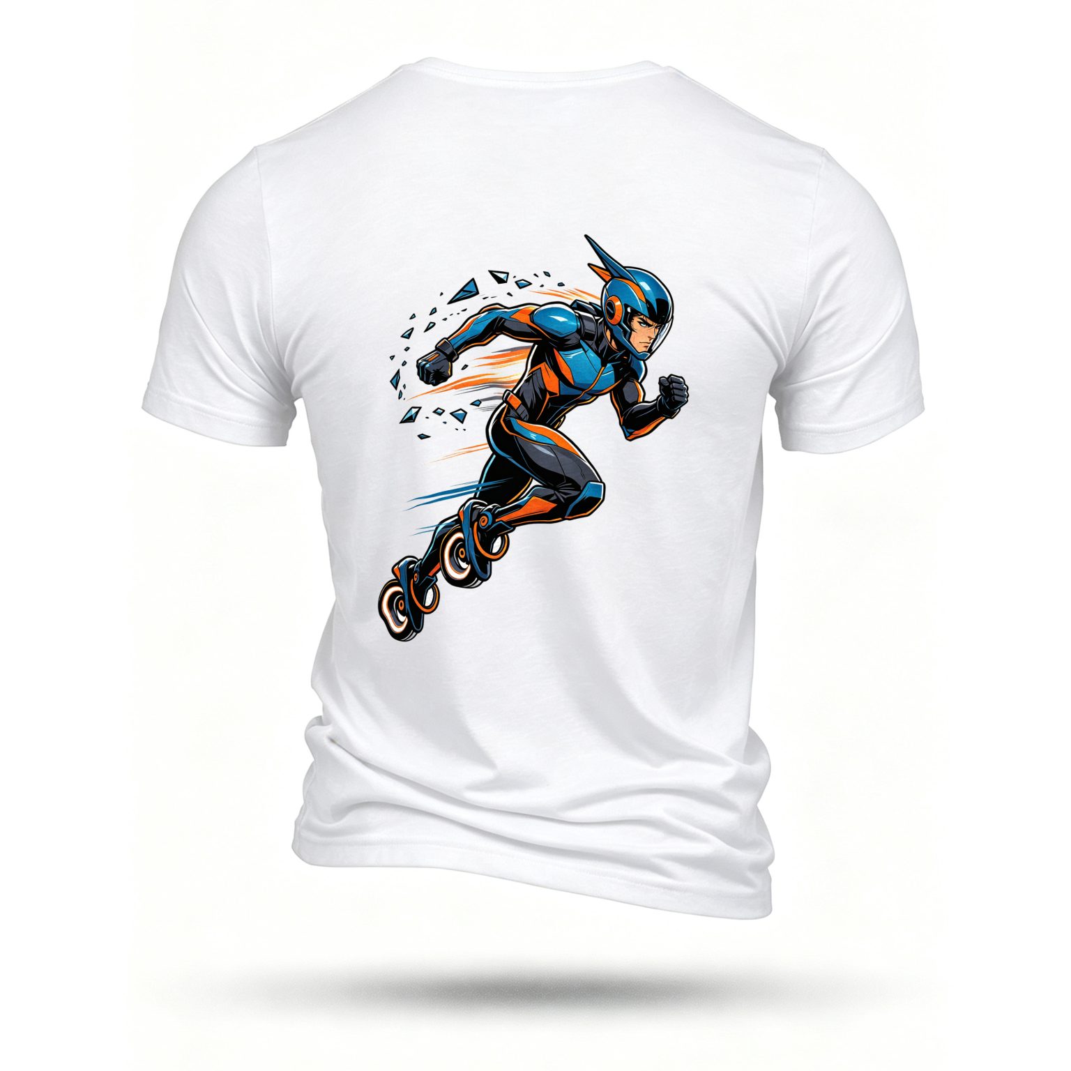 White T-shirt, back print