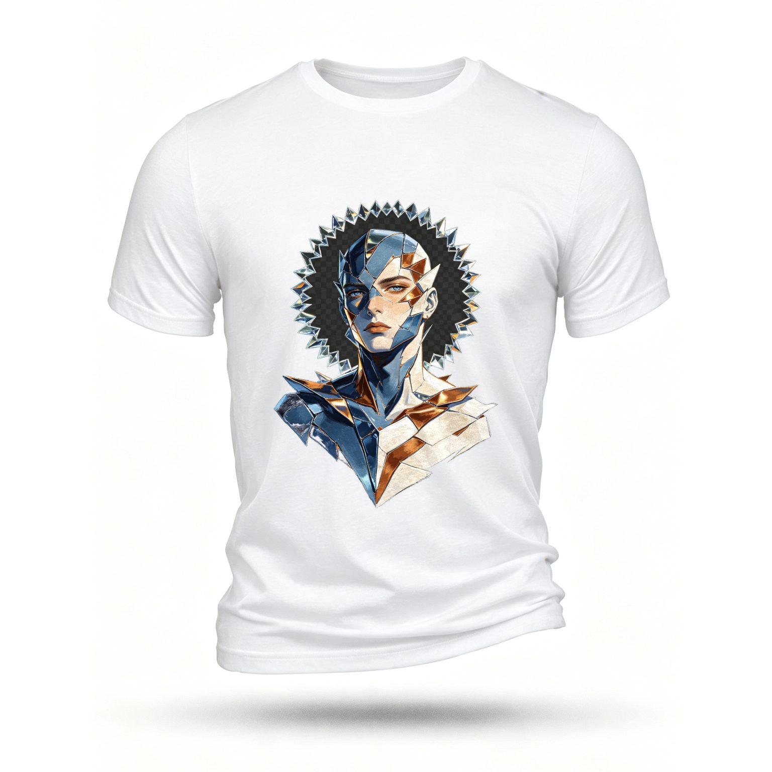White T-shirt, front print