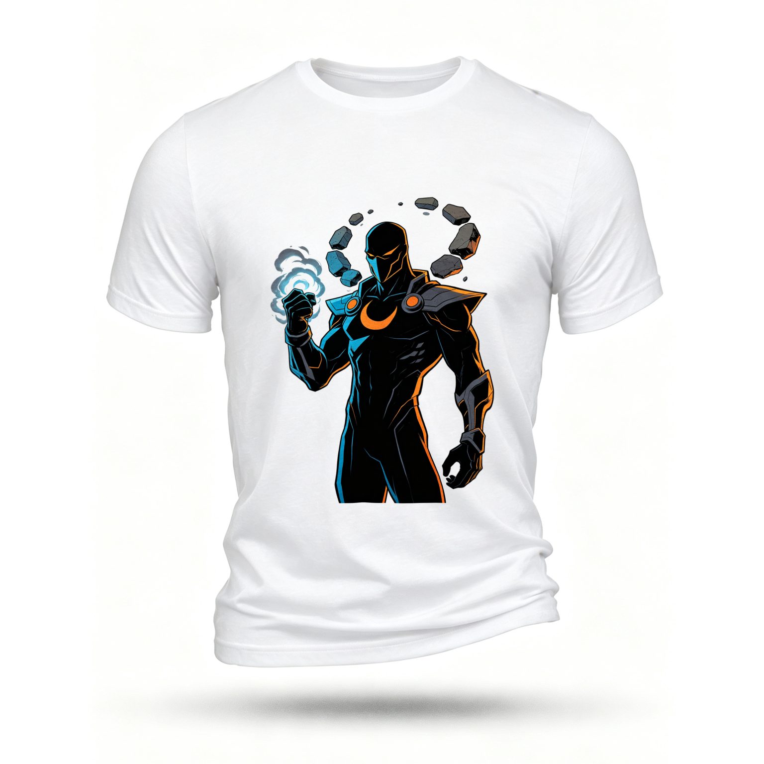 White T-shirt, front print