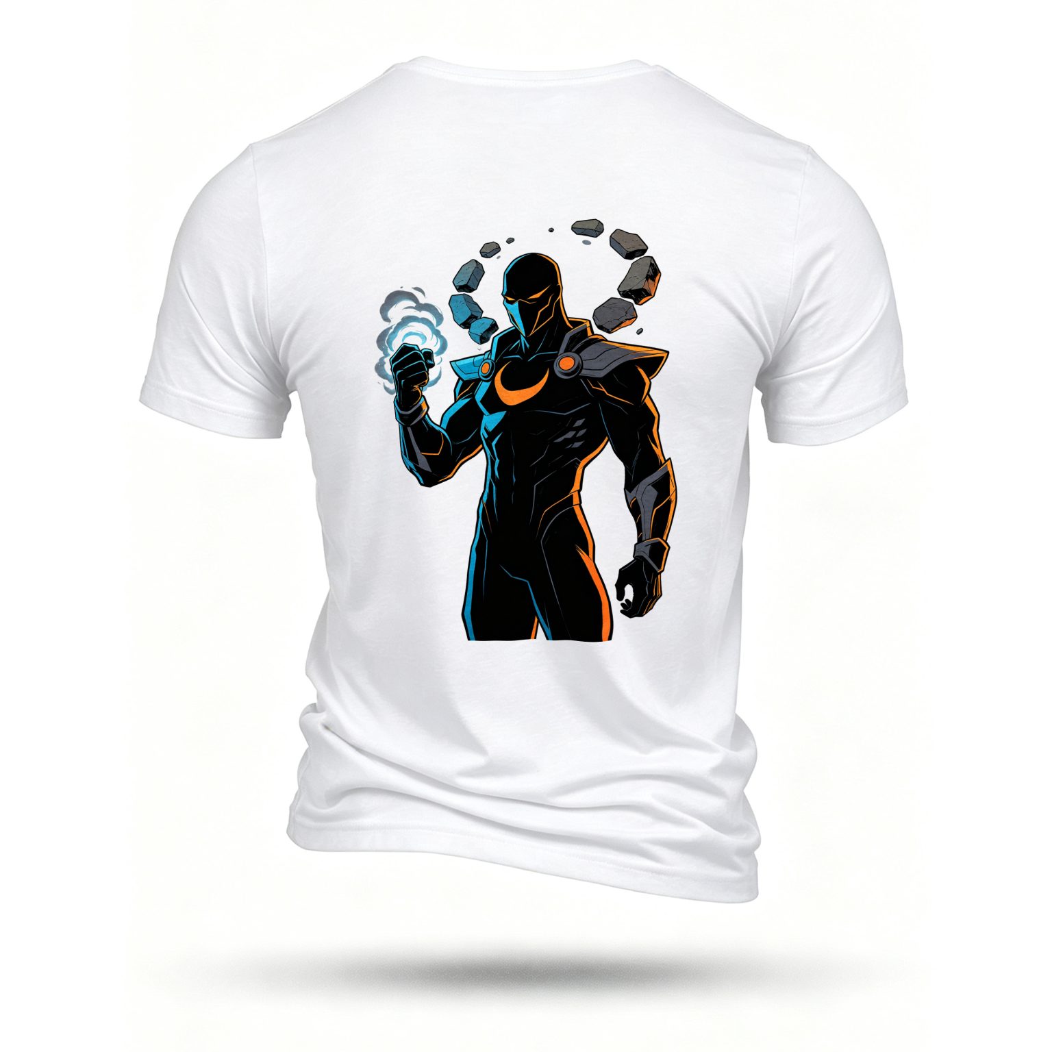 White T-shirt, back print