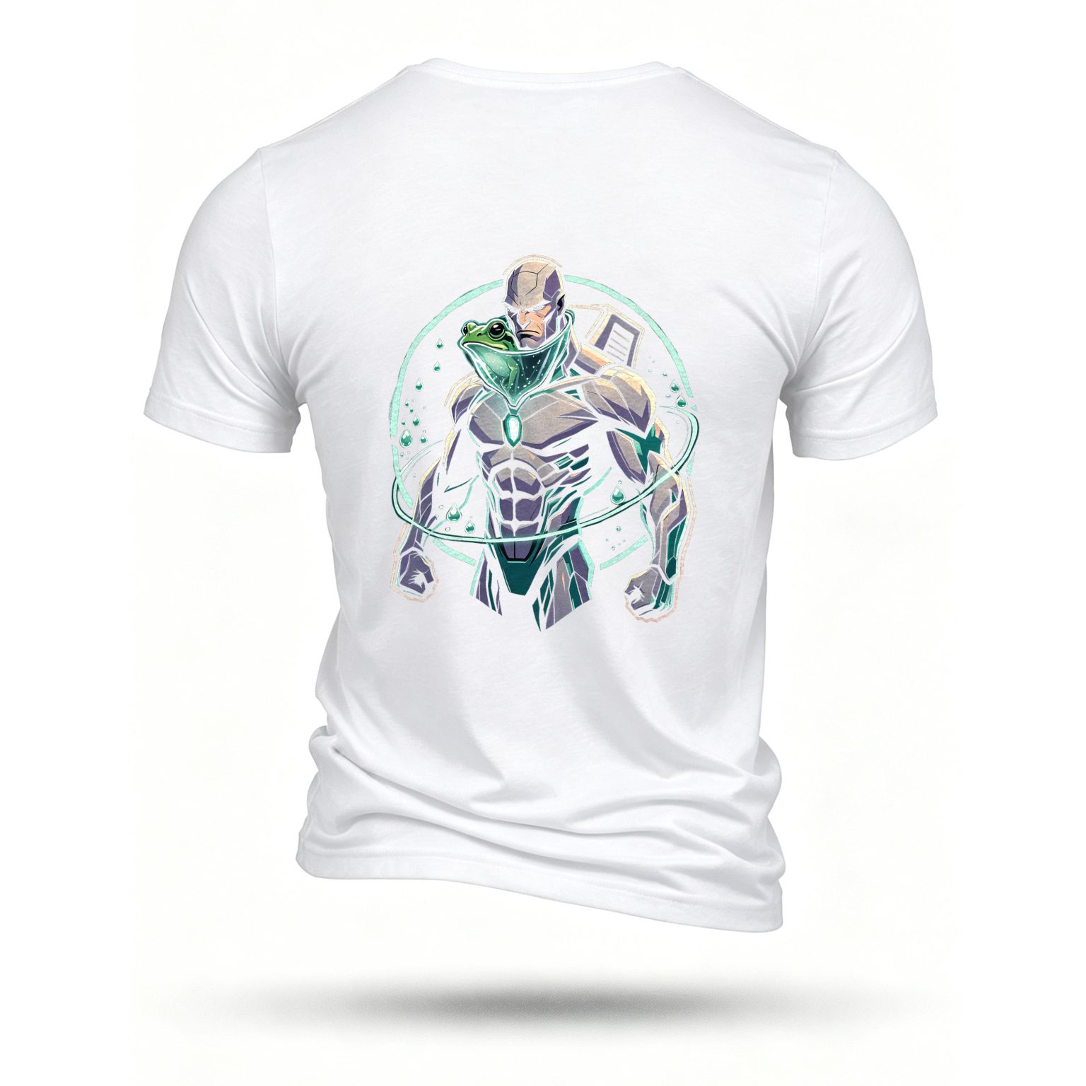 White T-shirt, back print