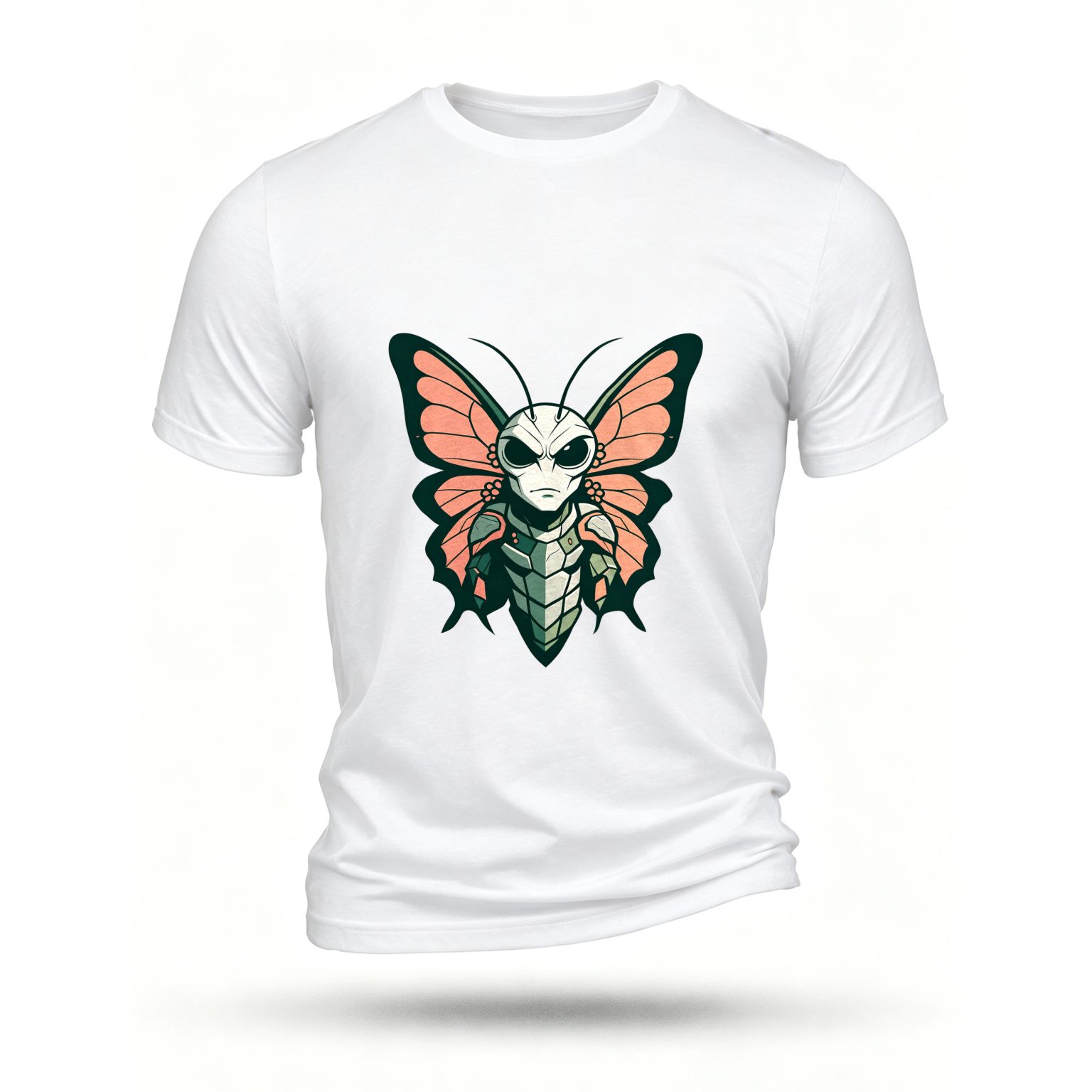 White T-shirt, front print
