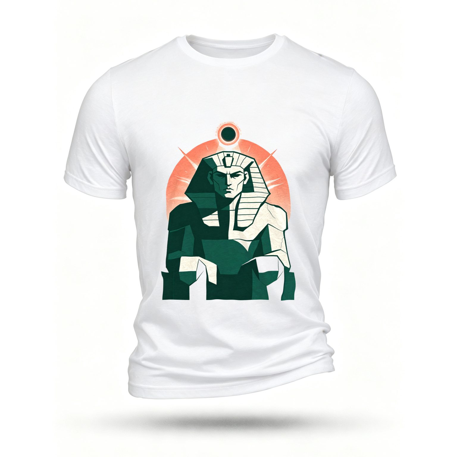 White T-shirt, front print
