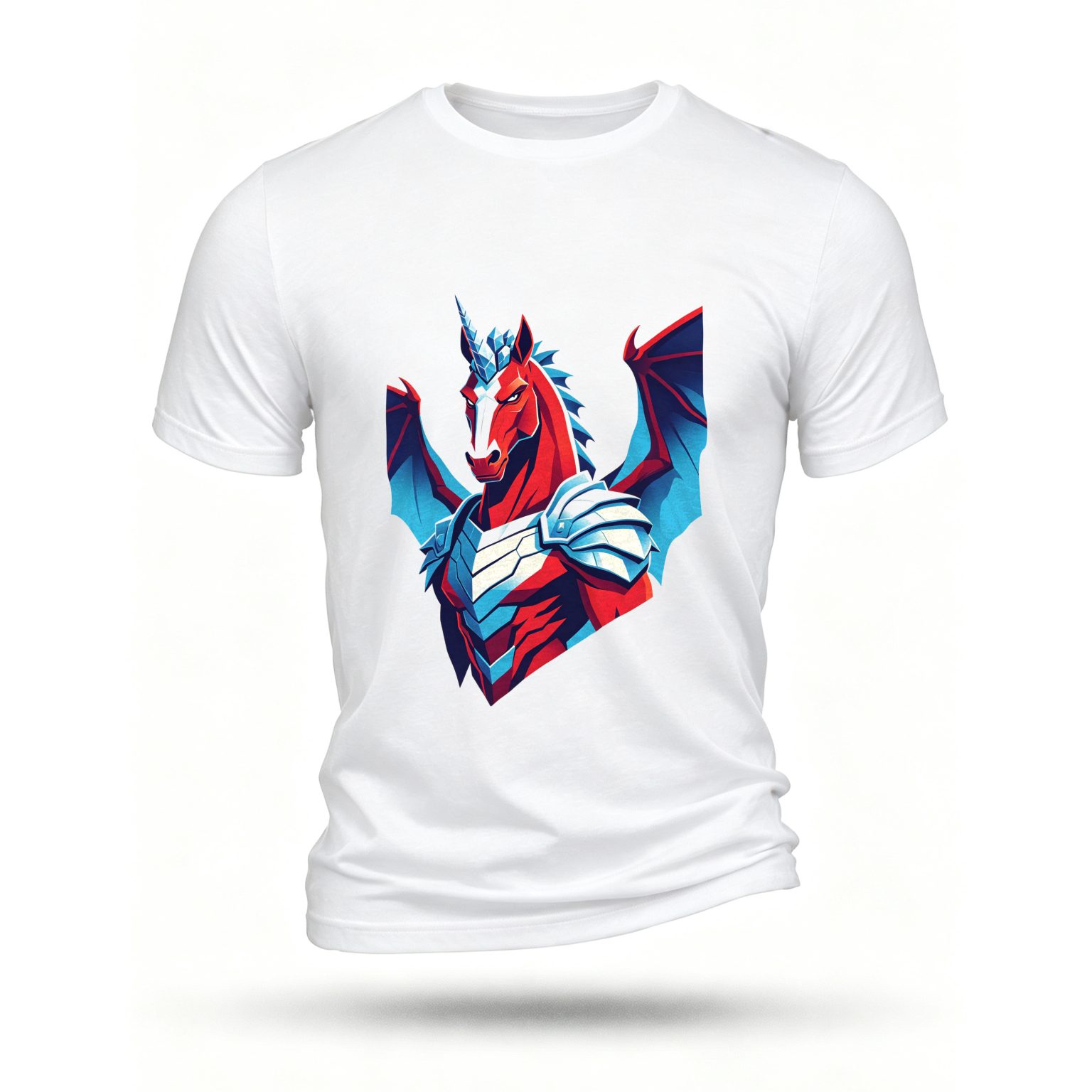 White T-shirt, front print
