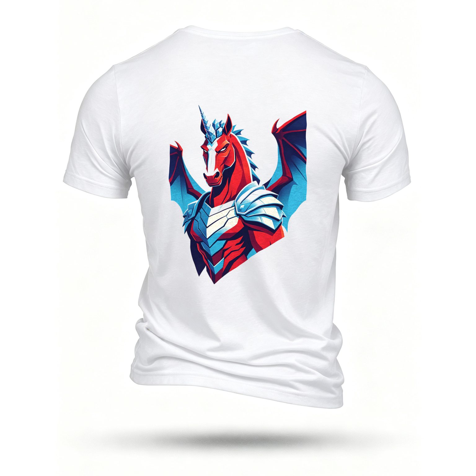 White T-shirt, back print