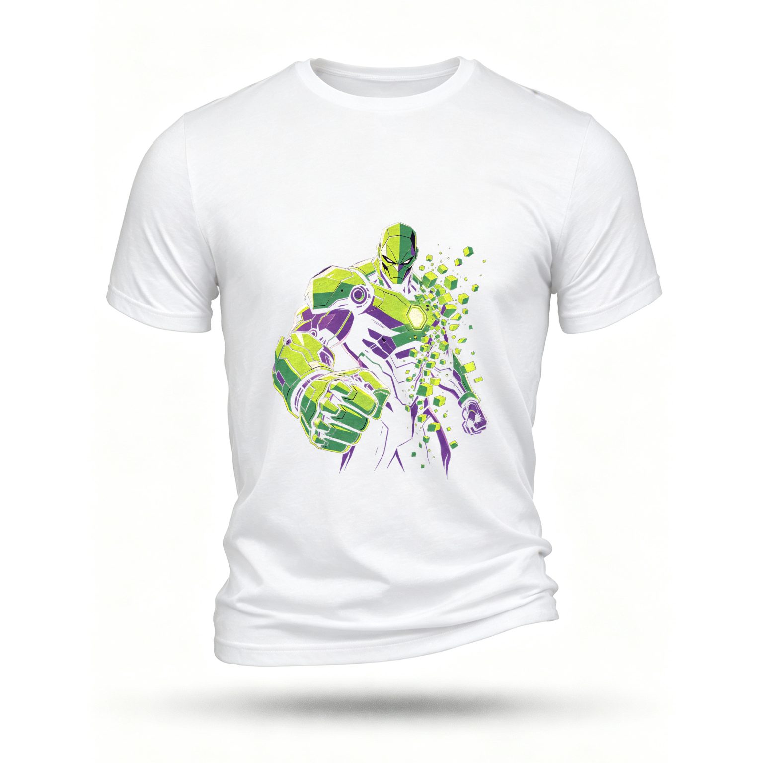 White T-shirt, front print
