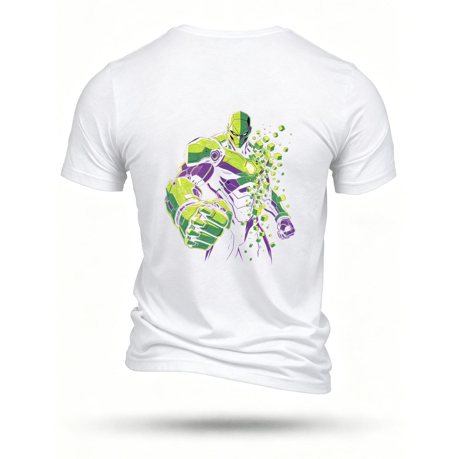 White T-shirt, back print