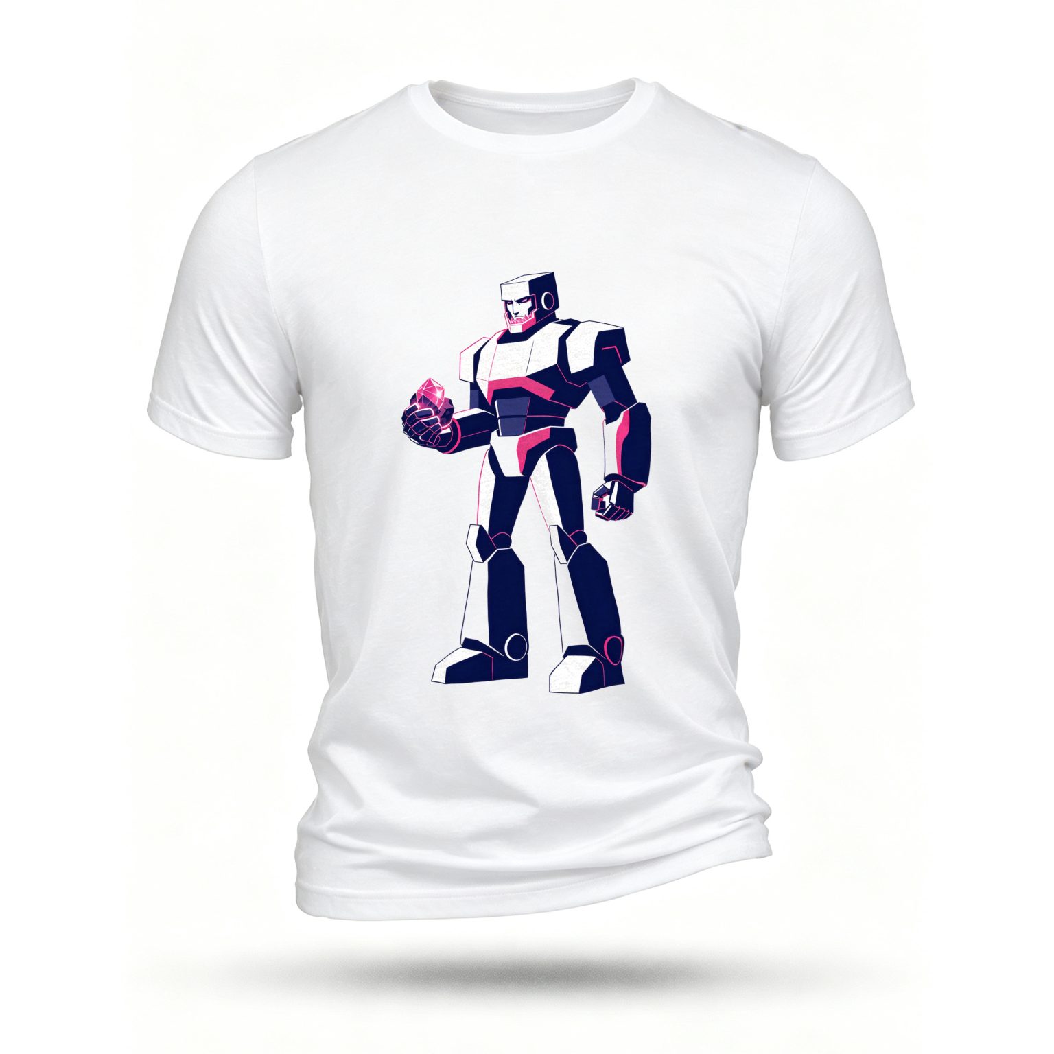 White T-shirt, front print
