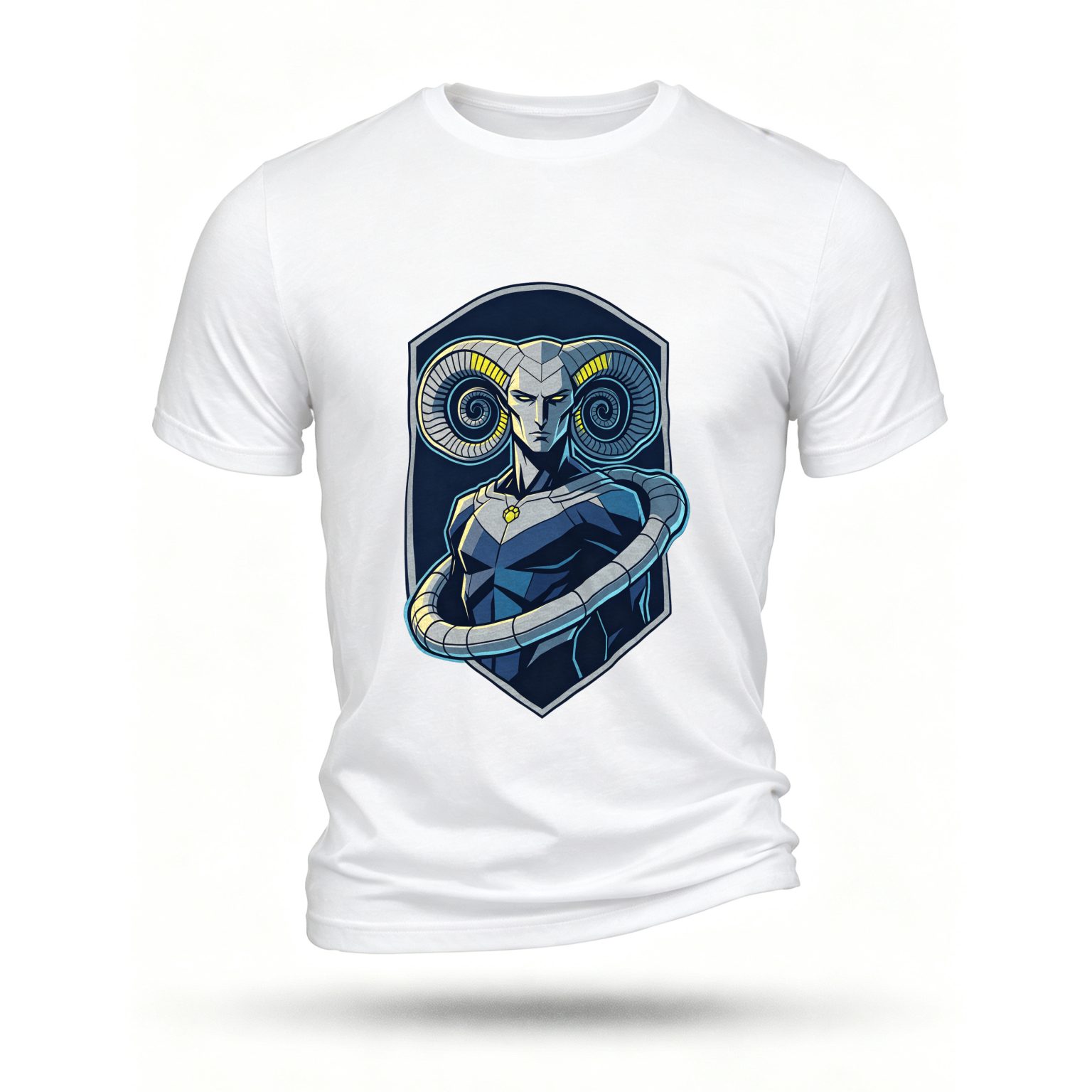 White T-shirt, front print