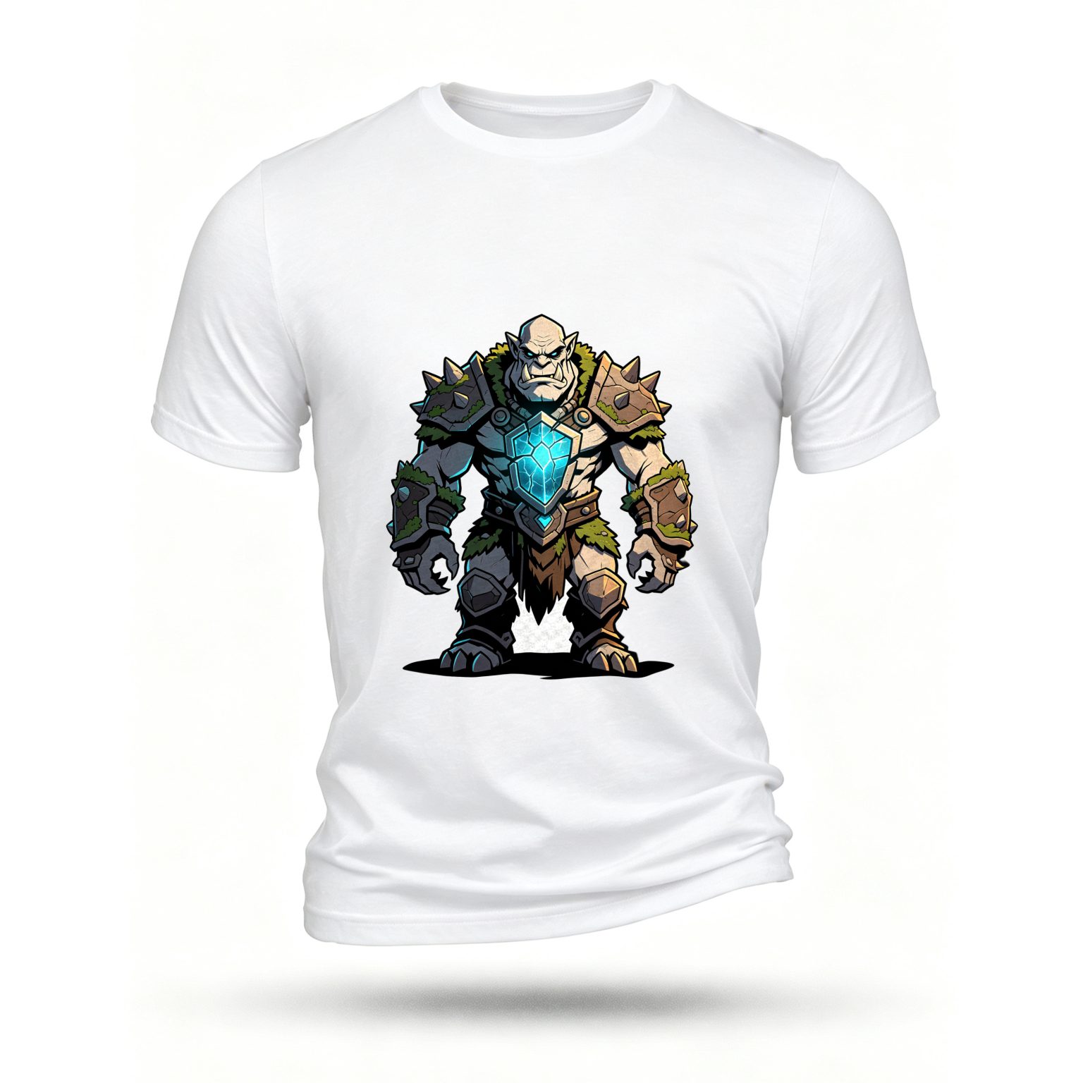 White T-shirt, front print