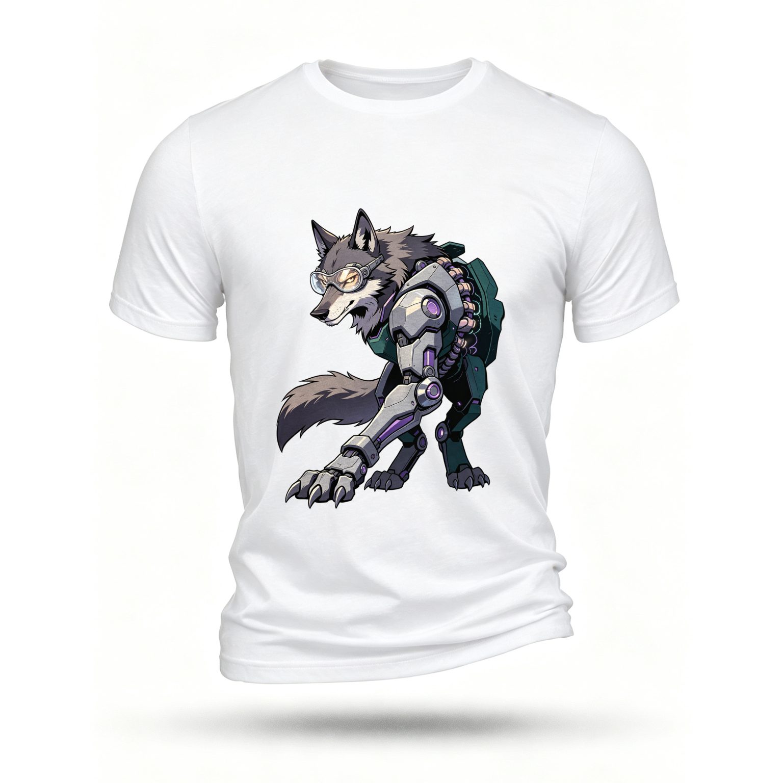 White T-shirt, front print