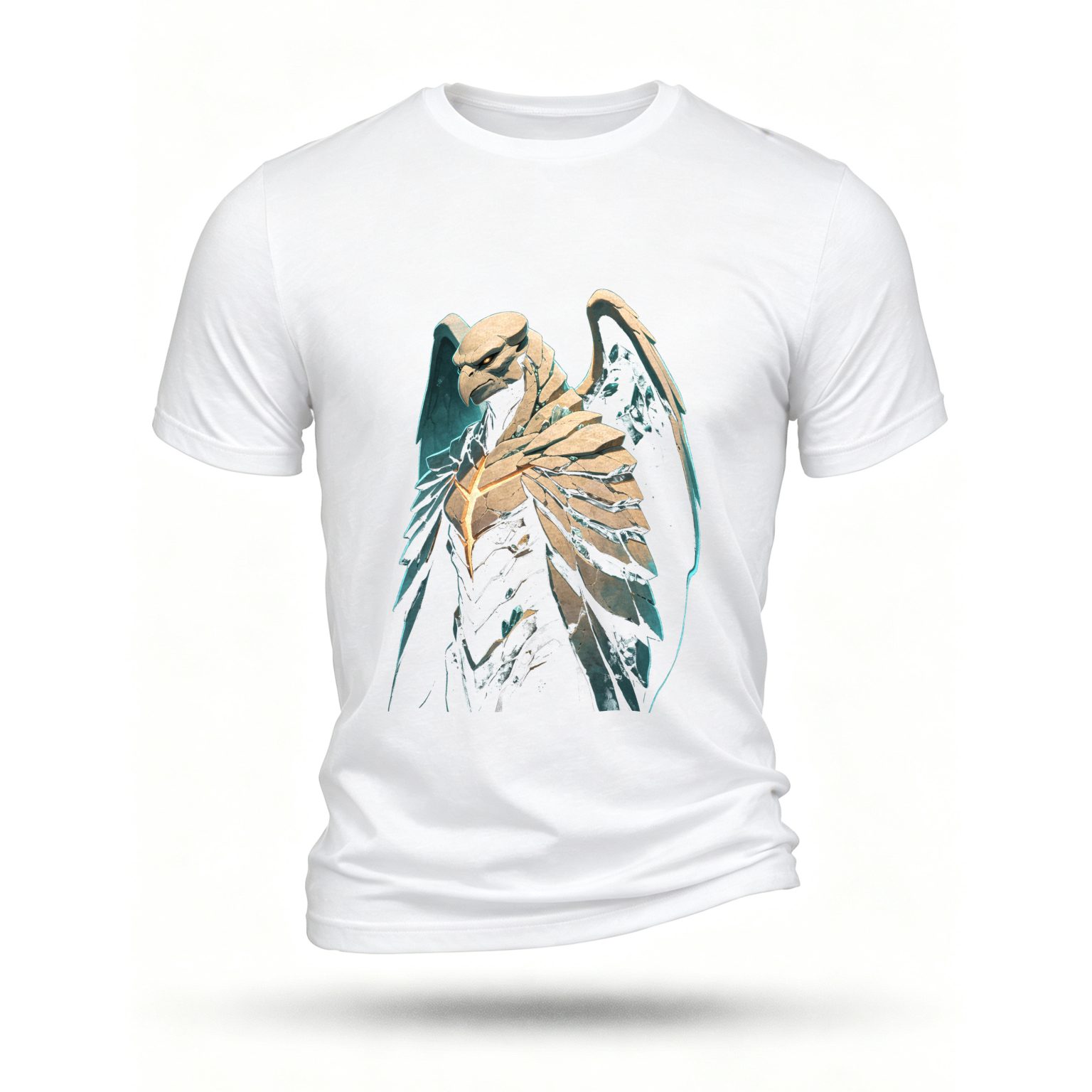 White T-shirt, front print