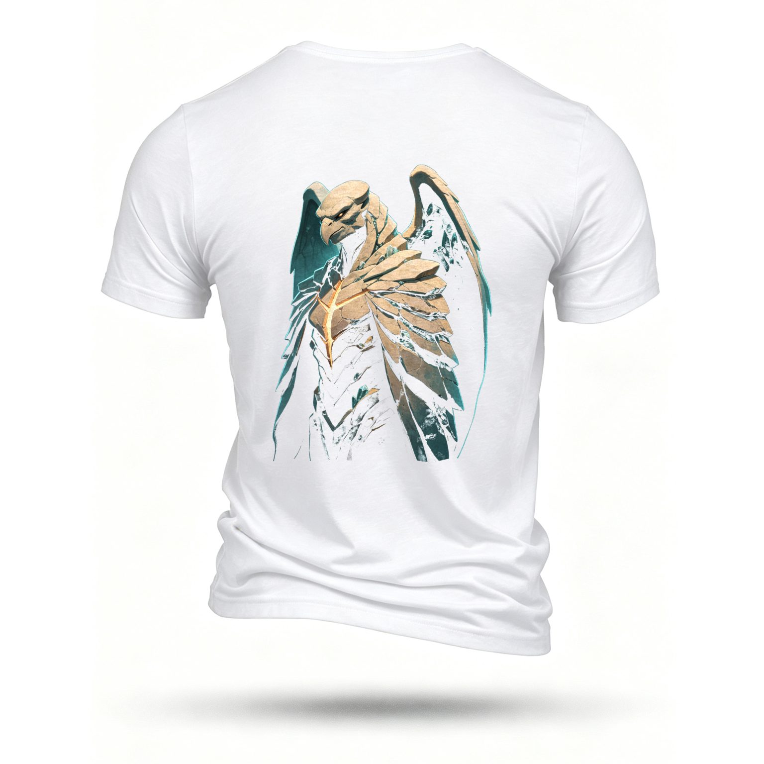 White T-shirt, back print