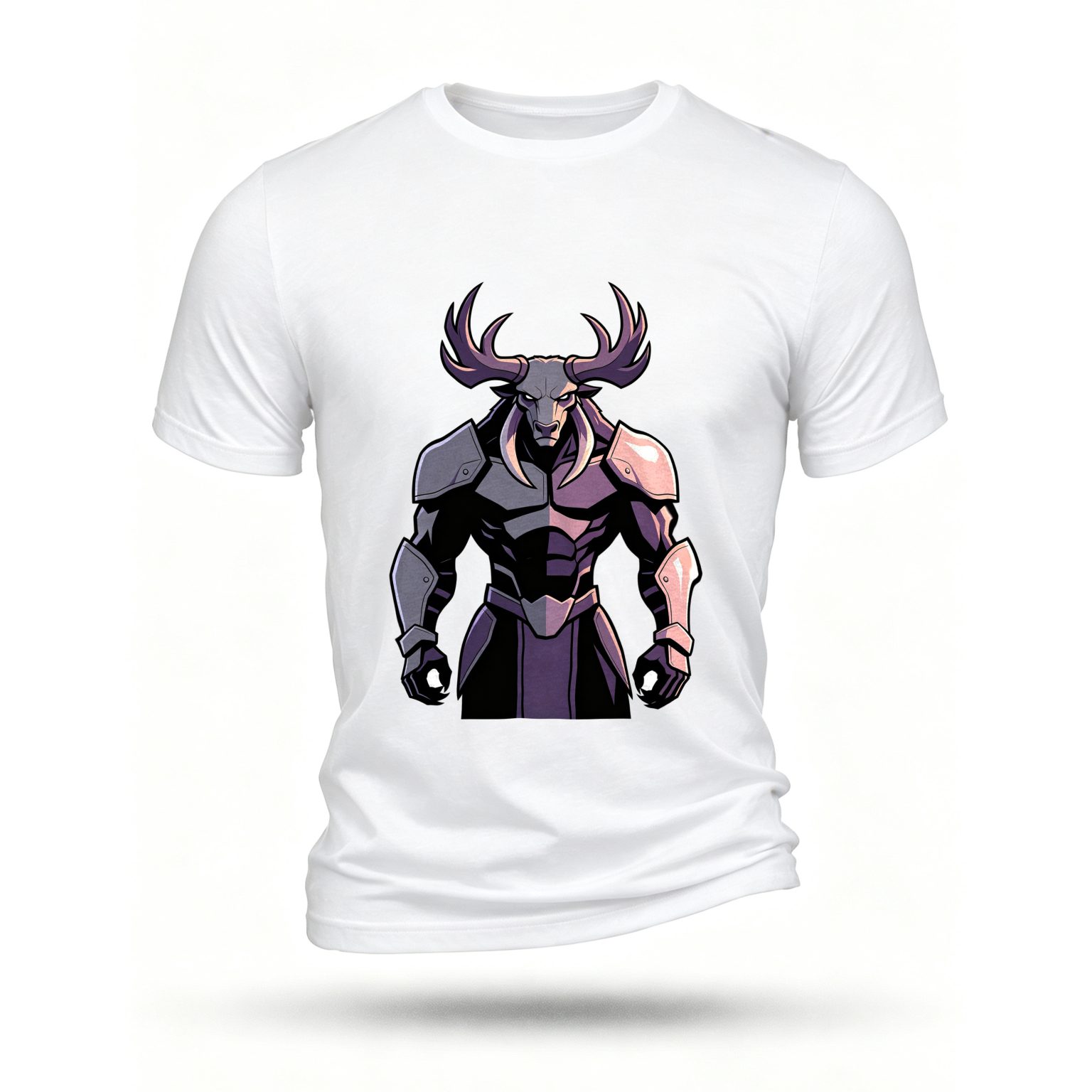White T-shirt, front print