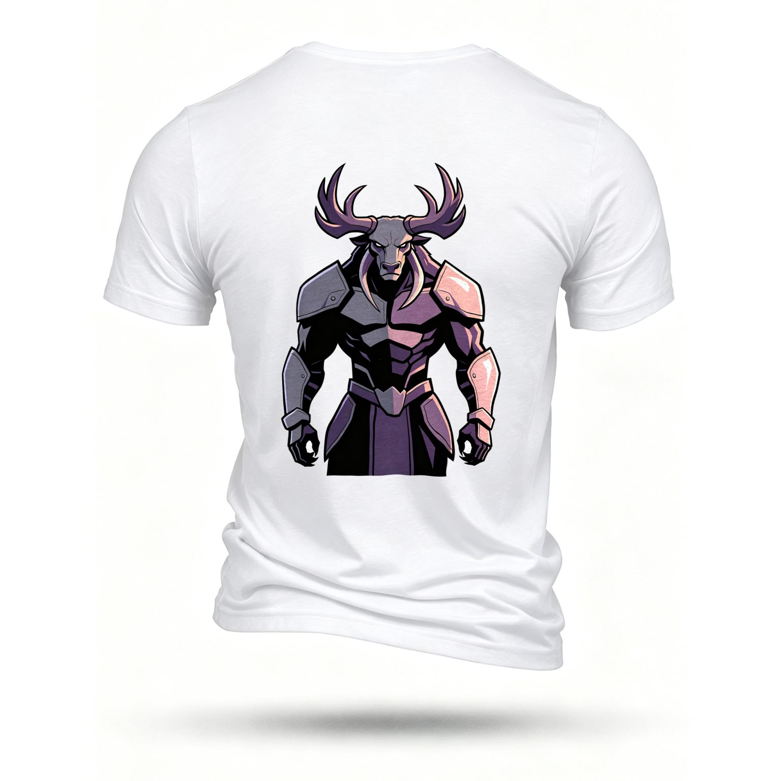 White T-shirt, back print